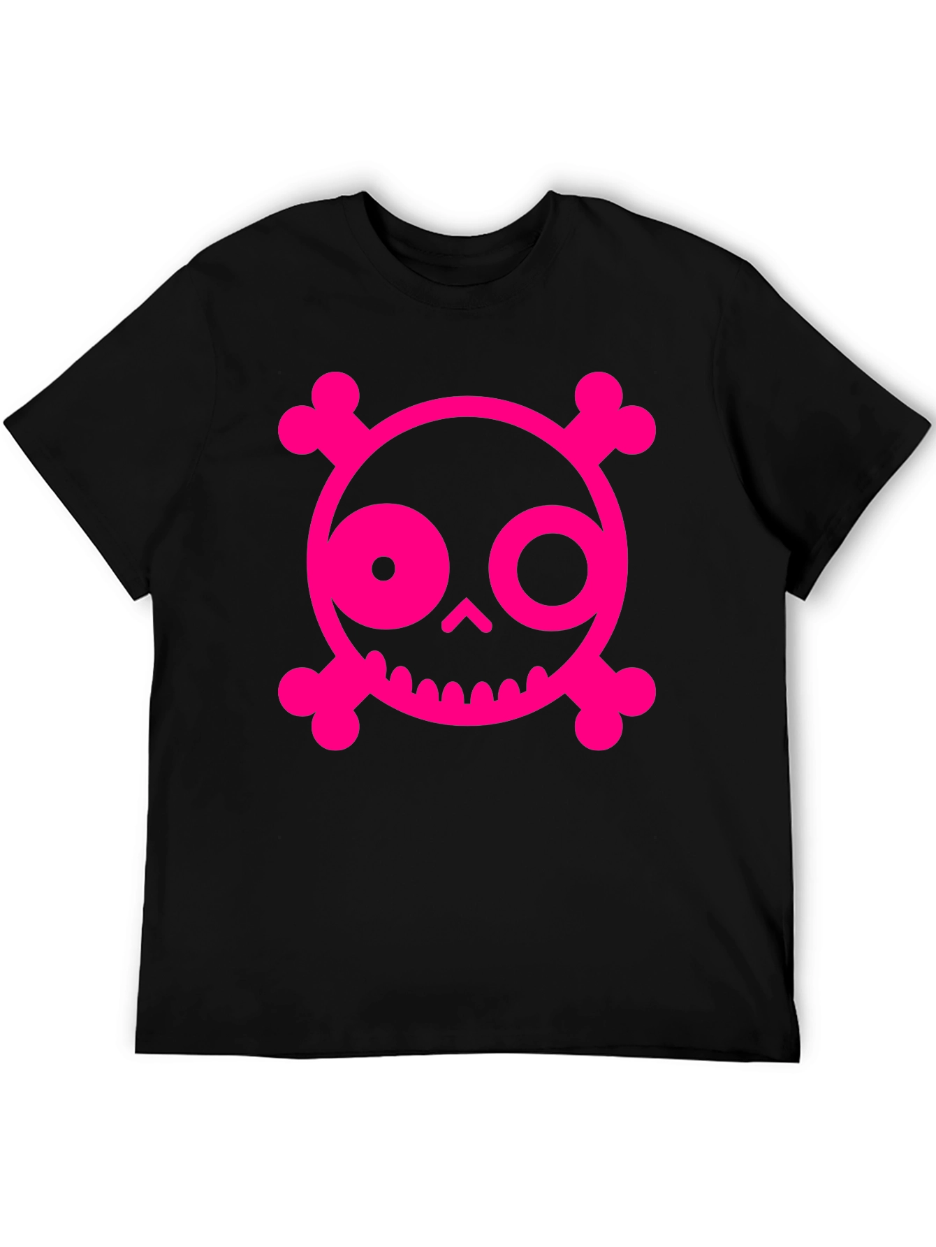 Edgy Skull & Crossbones Graphic T-Shirt
