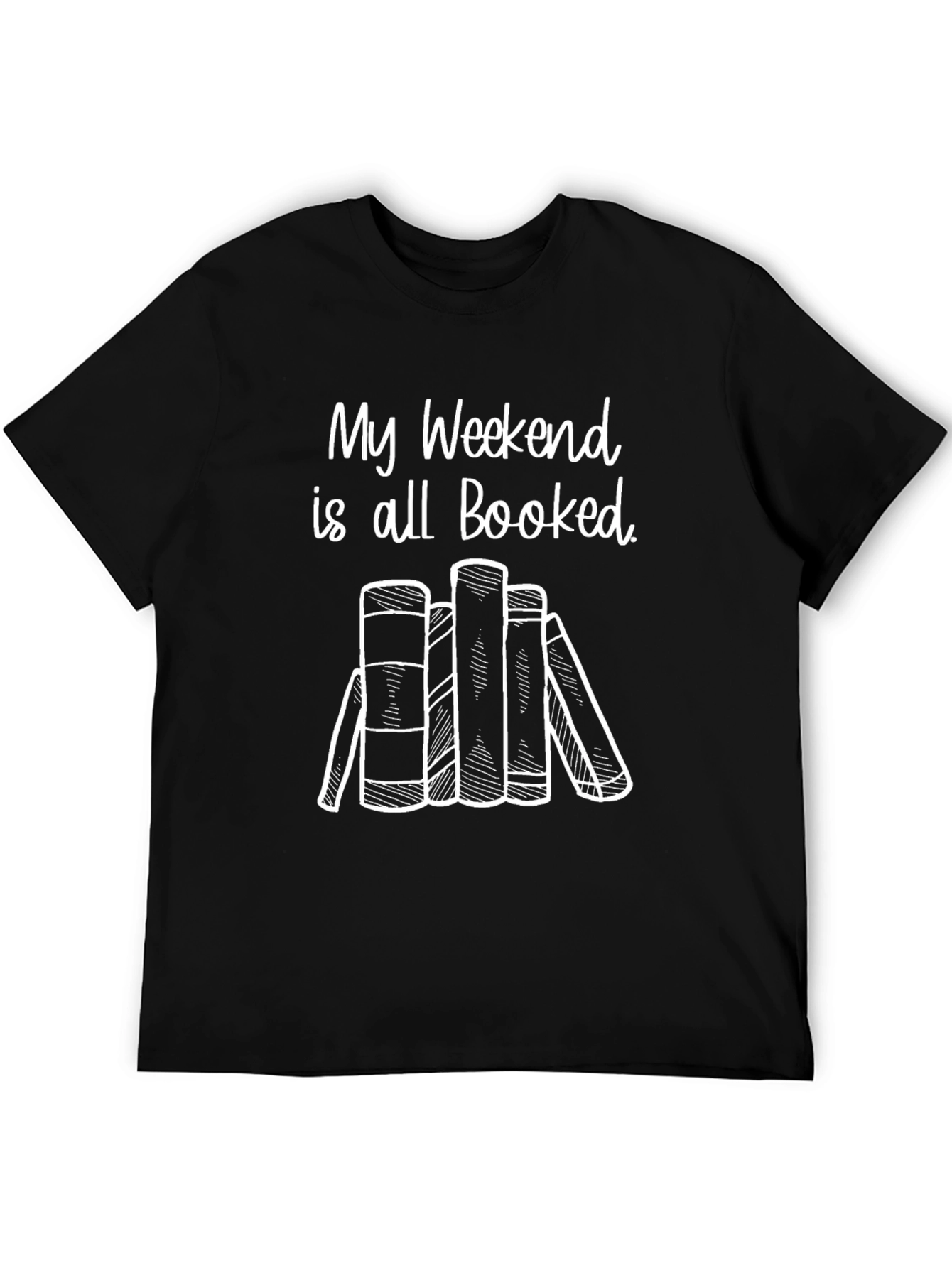 Booked Weekend Graphic T-Shirt