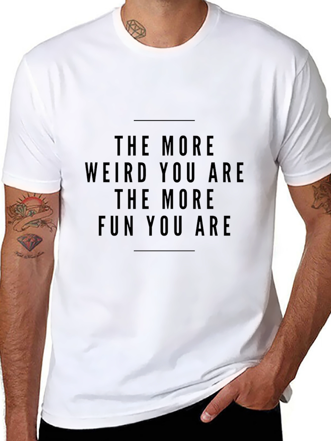 The More Weird You Are Graphic Tee