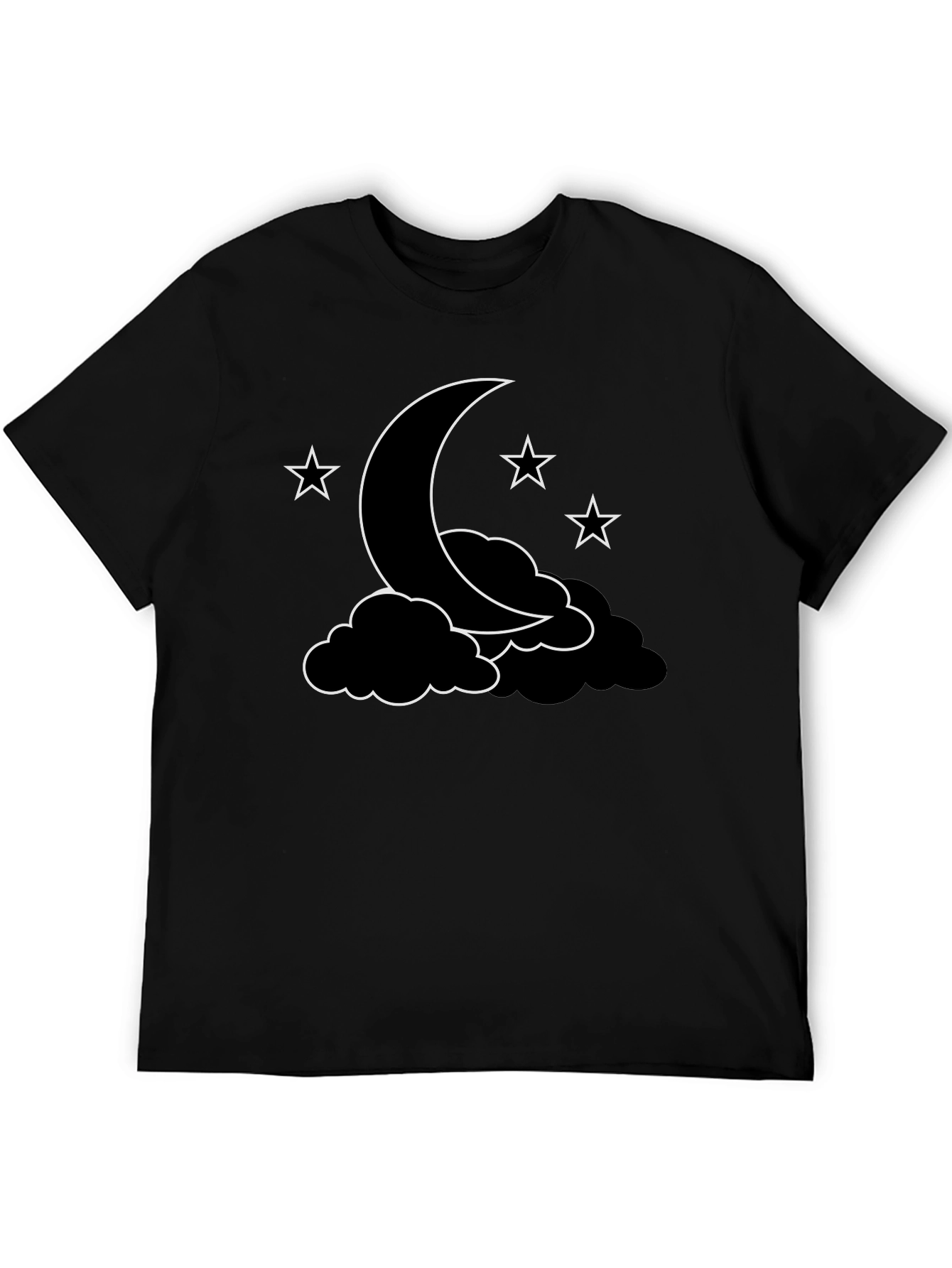 Moon and Stars Graphic T-Shirt