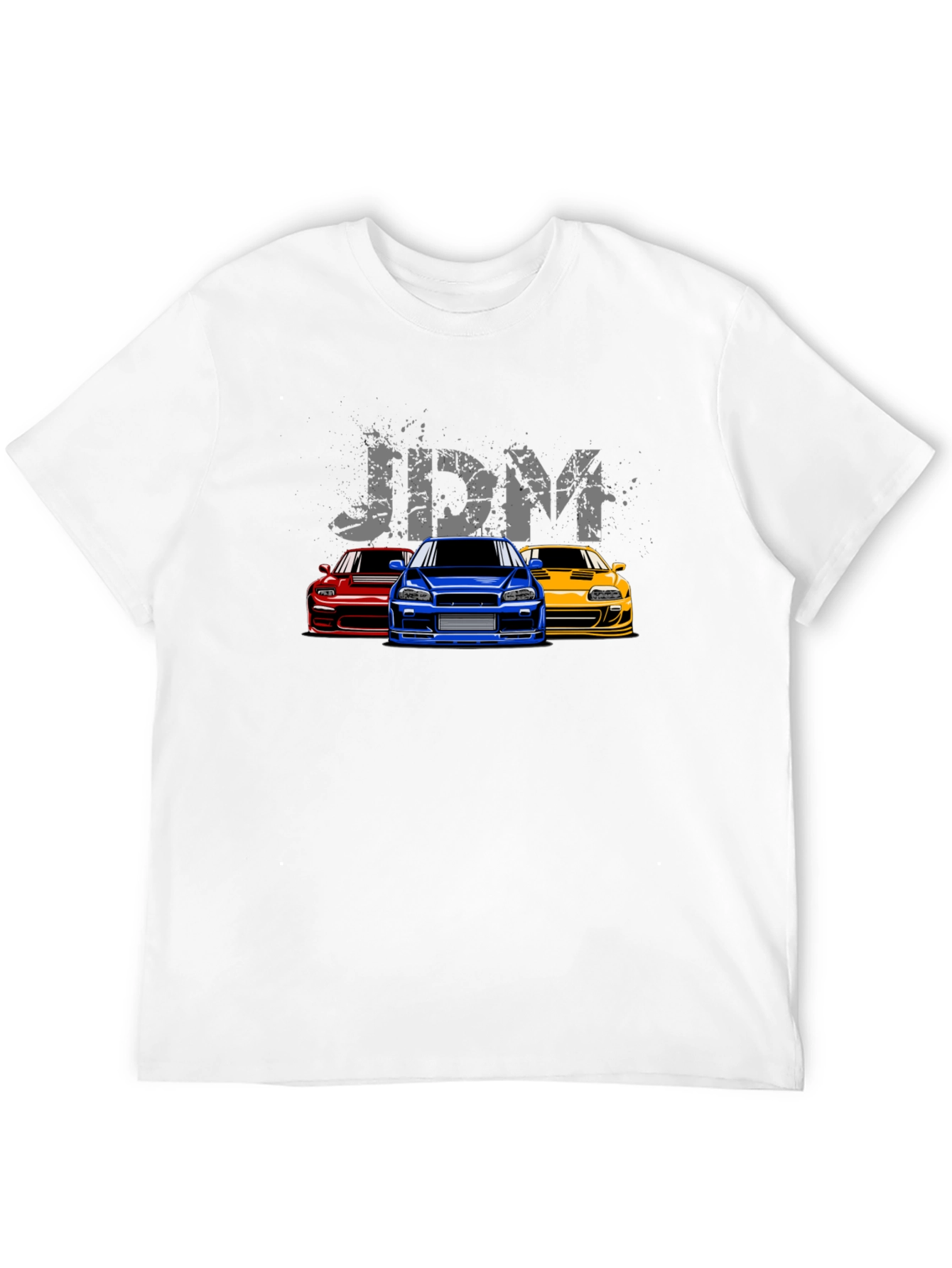 JDM Car Enthusiast Graphic T-Shirt - Black