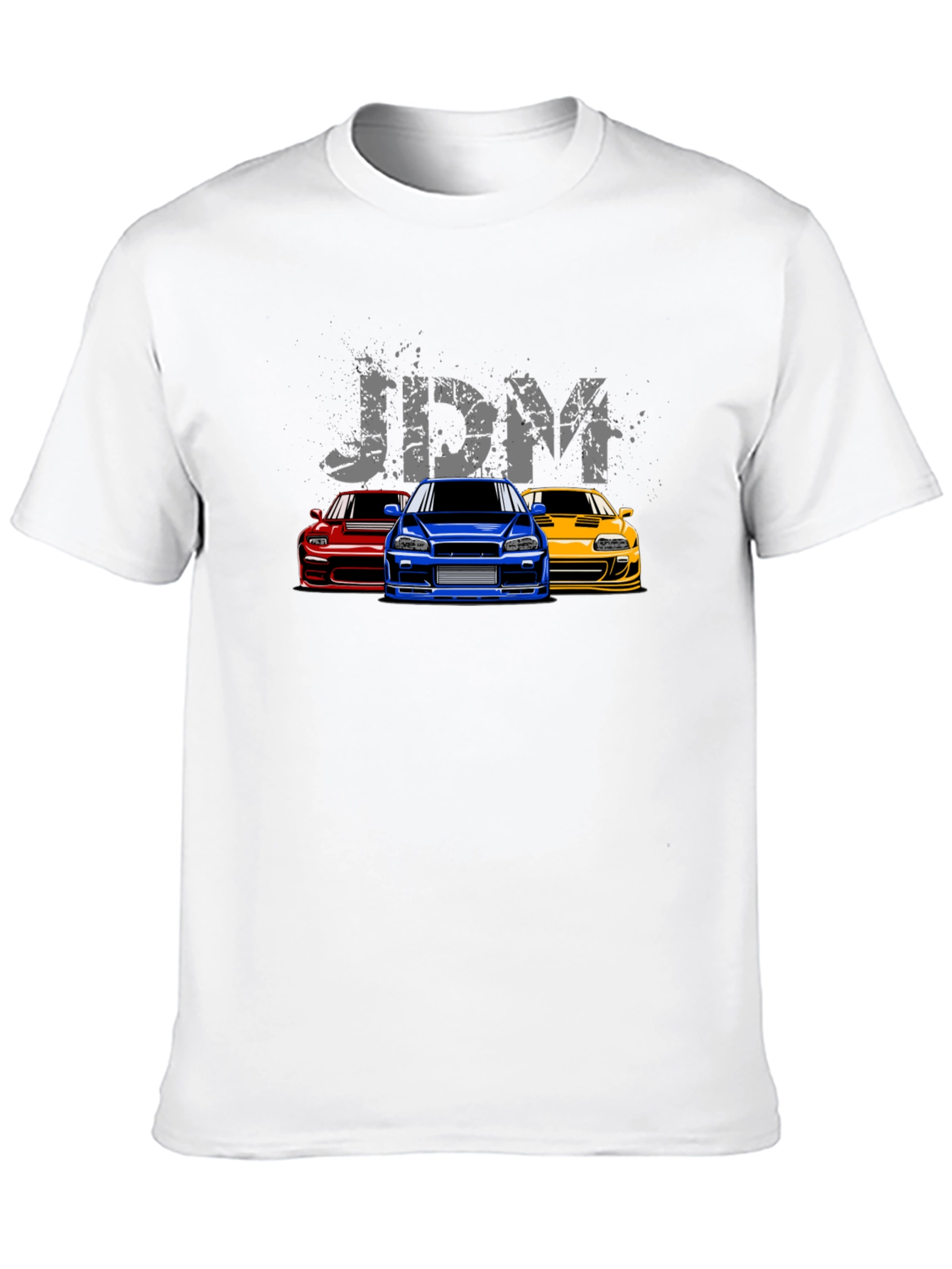 JDM Car Enthusiast Graphic T-Shirt - Black