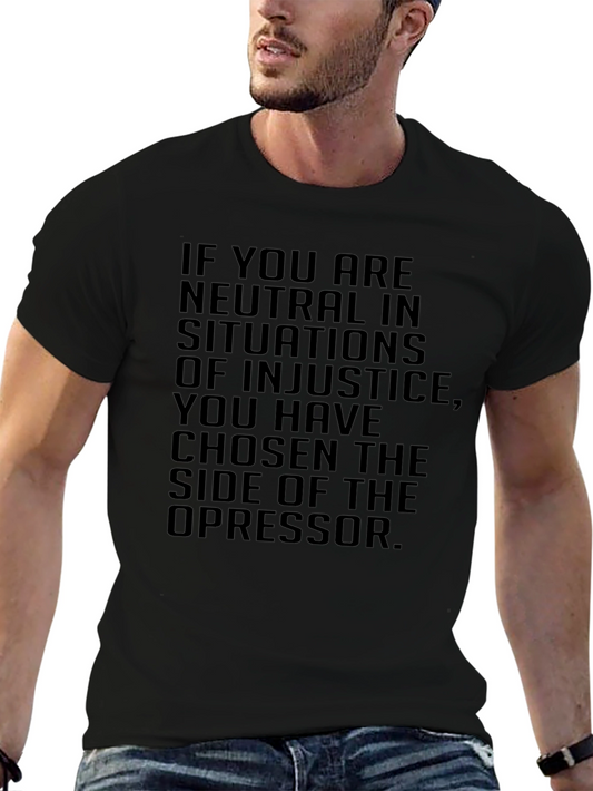 Neutrality T-Shirt - Social Justice Statement Tee