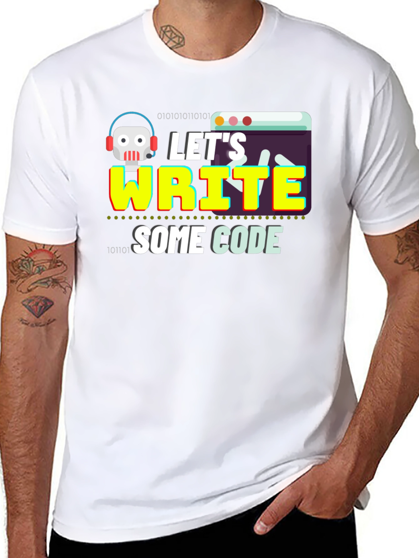 Lets Write Some Code Graphic T-Shirt