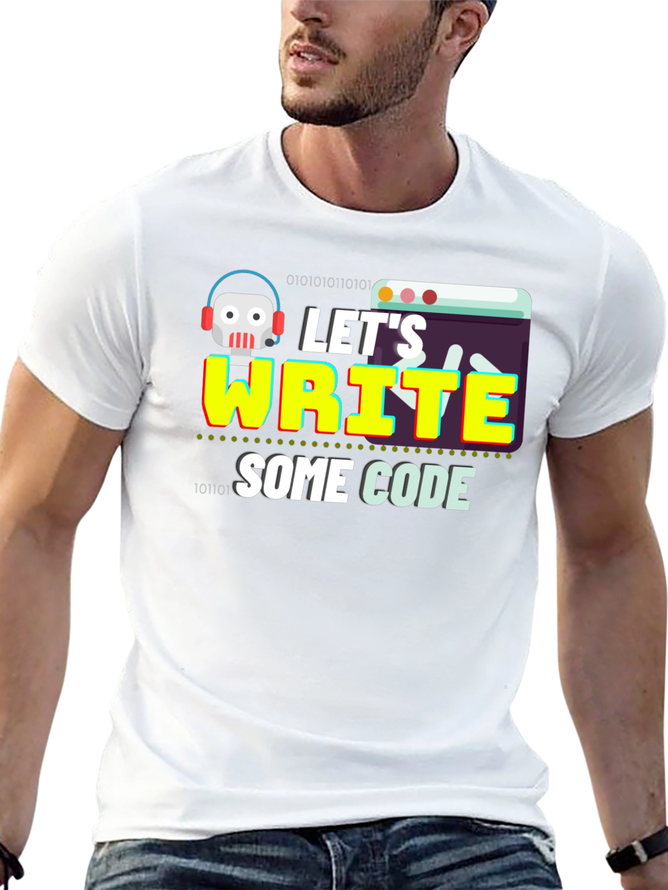 Lets Write Some Code Graphic T-Shirt