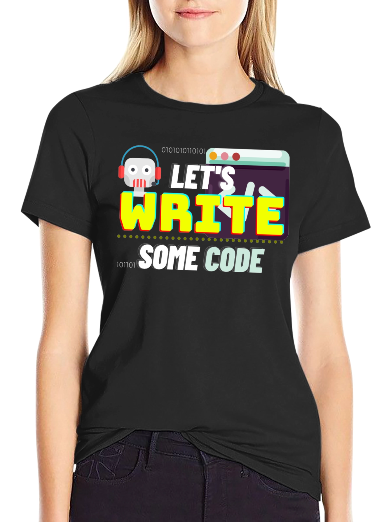 Lets Write Some Code Graphic T-Shirt
