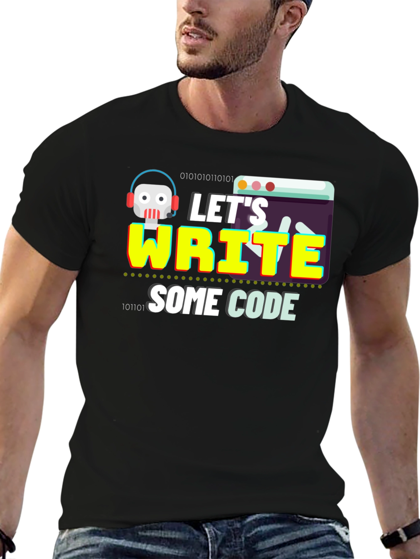 Lets Write Some Code Graphic T-Shirt
