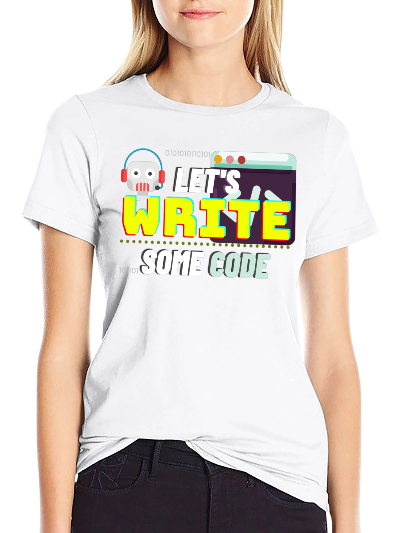Lets Write Some Code Graphic T-Shirt