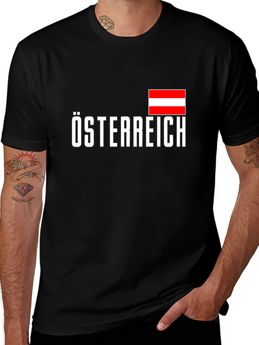 Austria Flag T-Shirt - Österreich Pride Tee