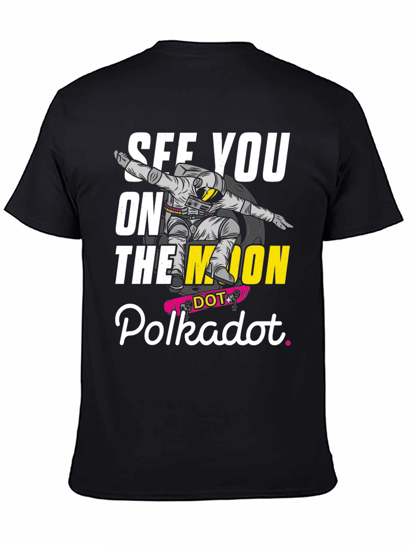 Polkadot See You On The Moon Astronaut T-Shirt