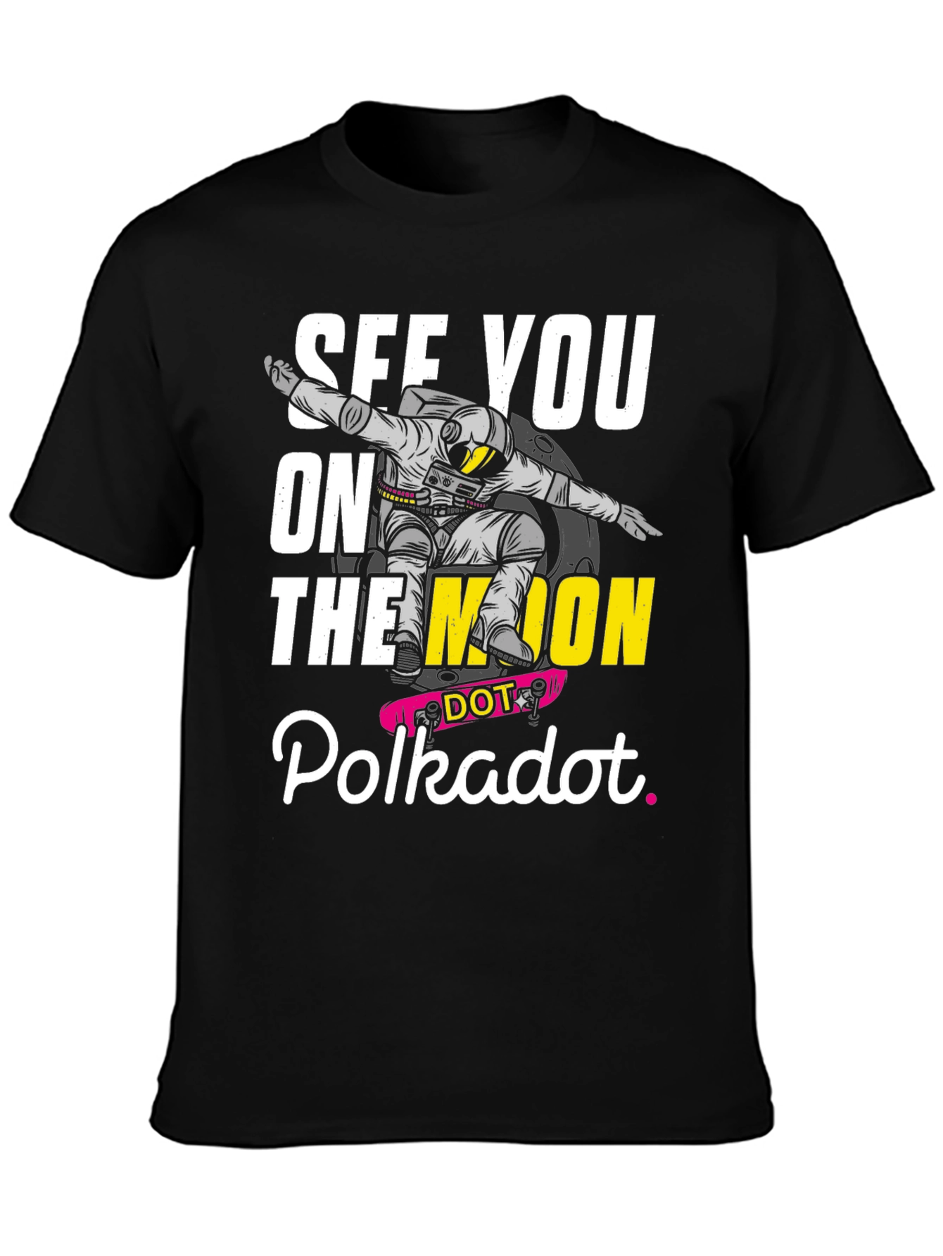 Polkadot See You On The Moon Astronaut T-Shirt