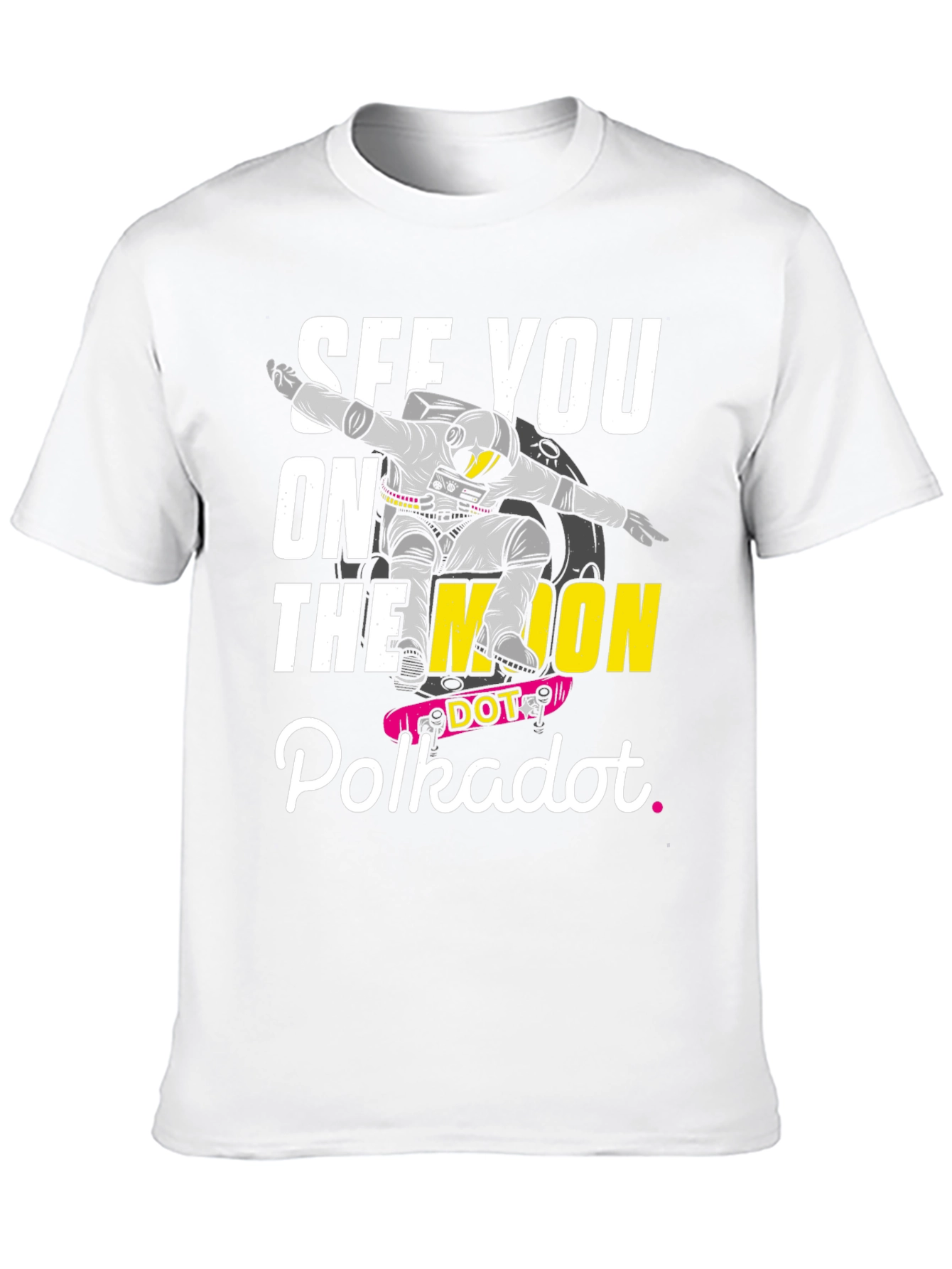 Polkadot See You On The Moon Astronaut T-Shirt