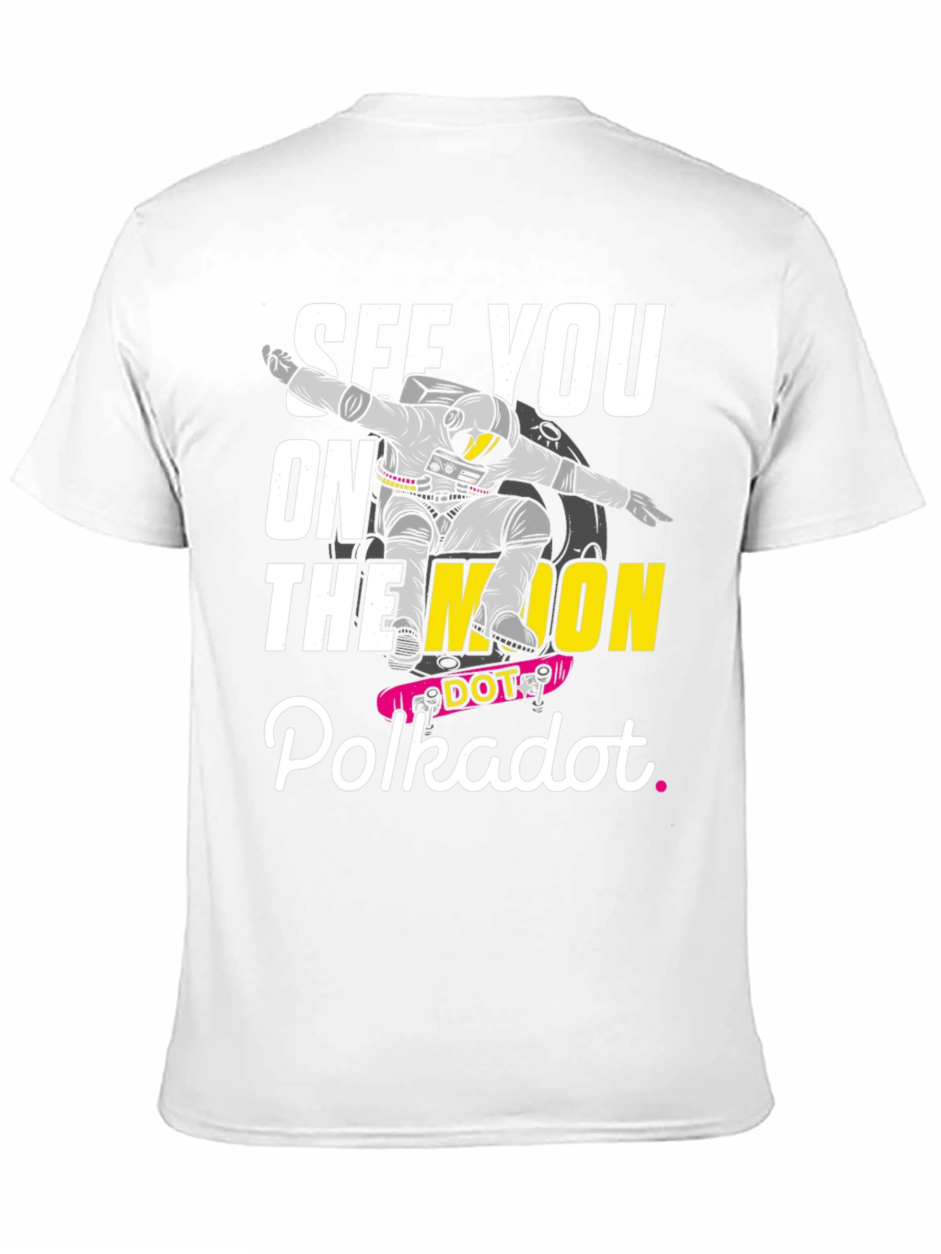 Polkadot See You On The Moon Astronaut T-Shirt