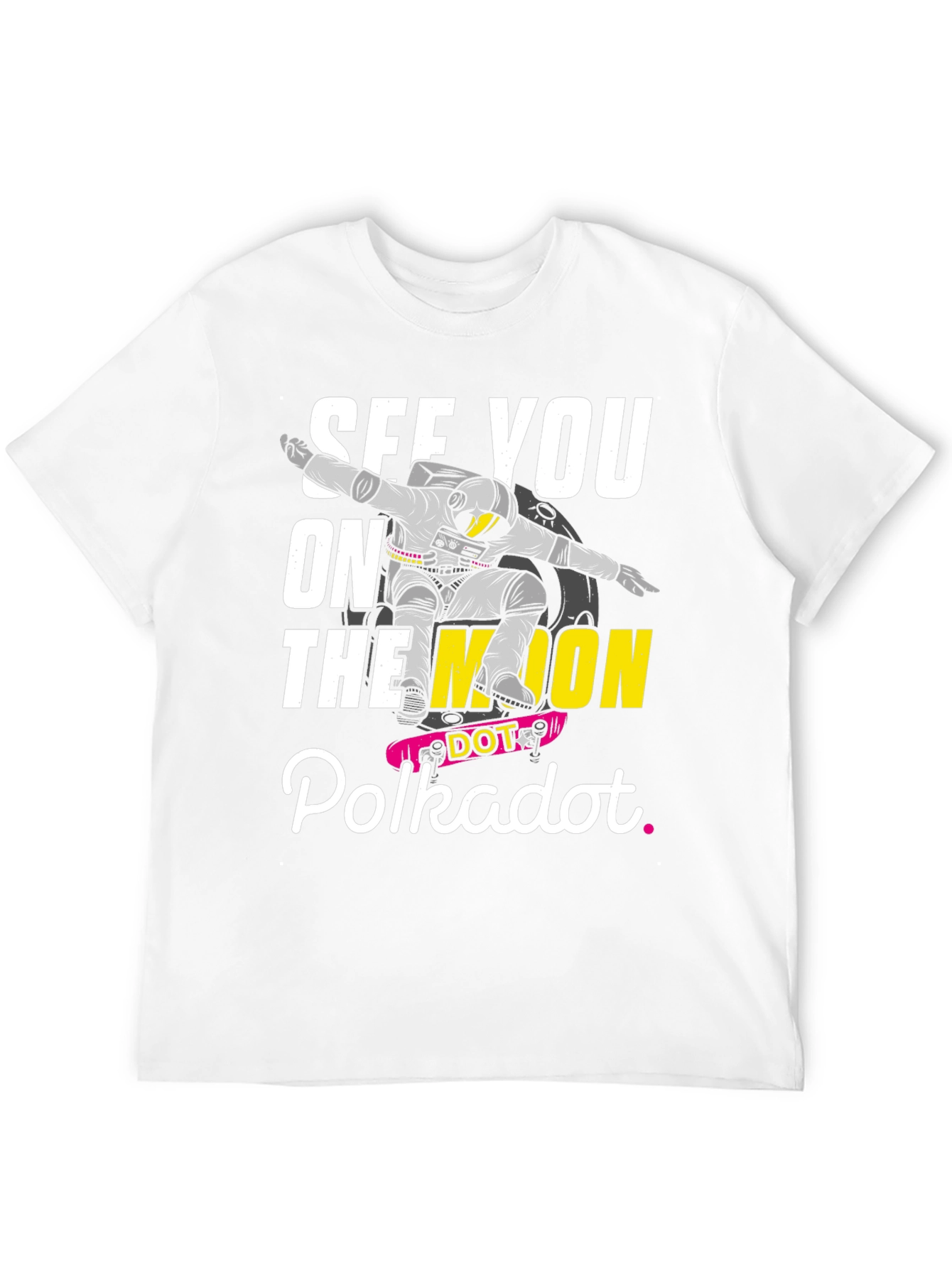 Polkadot See You On The Moon Astronaut T-Shirt