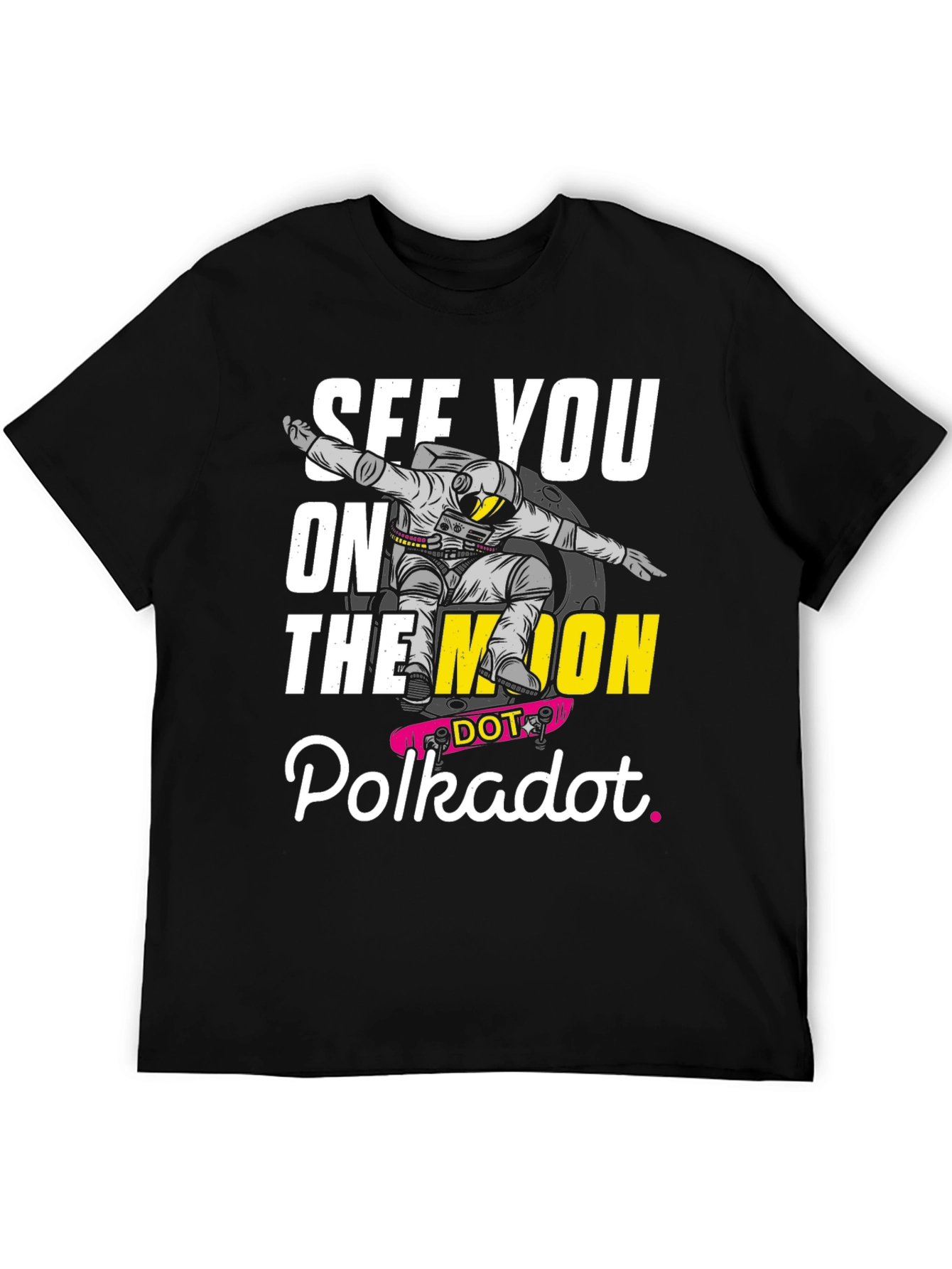 Polkadot See You On The Moon Astronaut T-Shirt