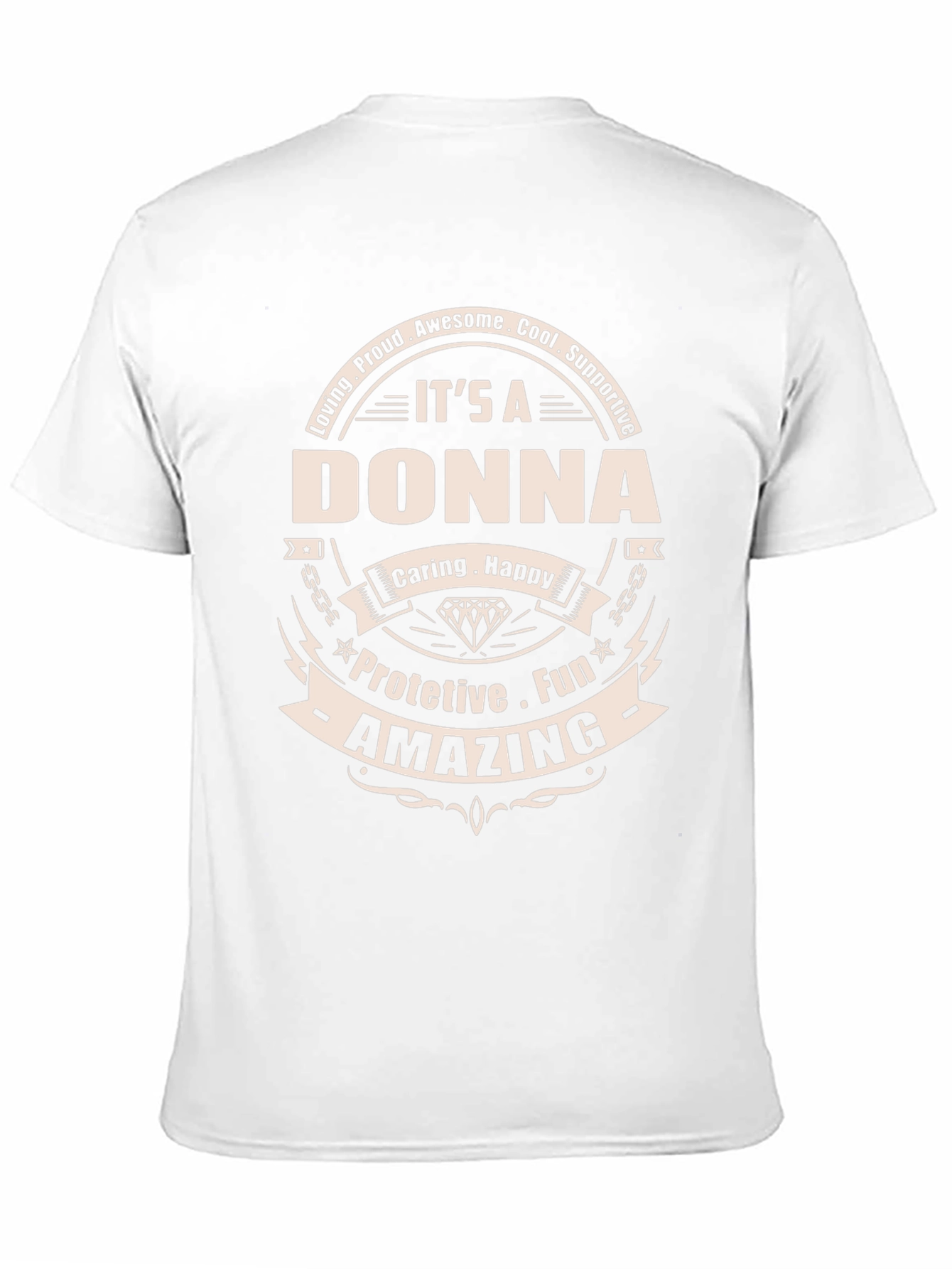 Its a DONNA - Personalized Graphic T-Shirt