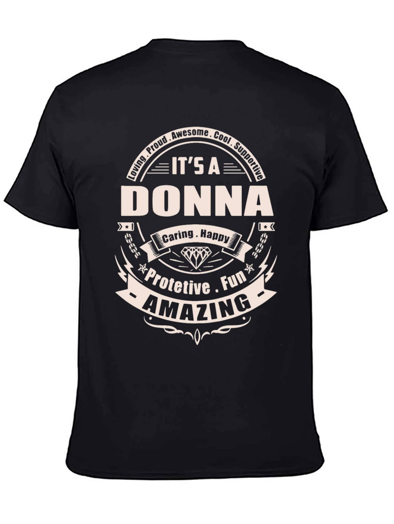Its a DONNA - Personalized Graphic T-Shirt