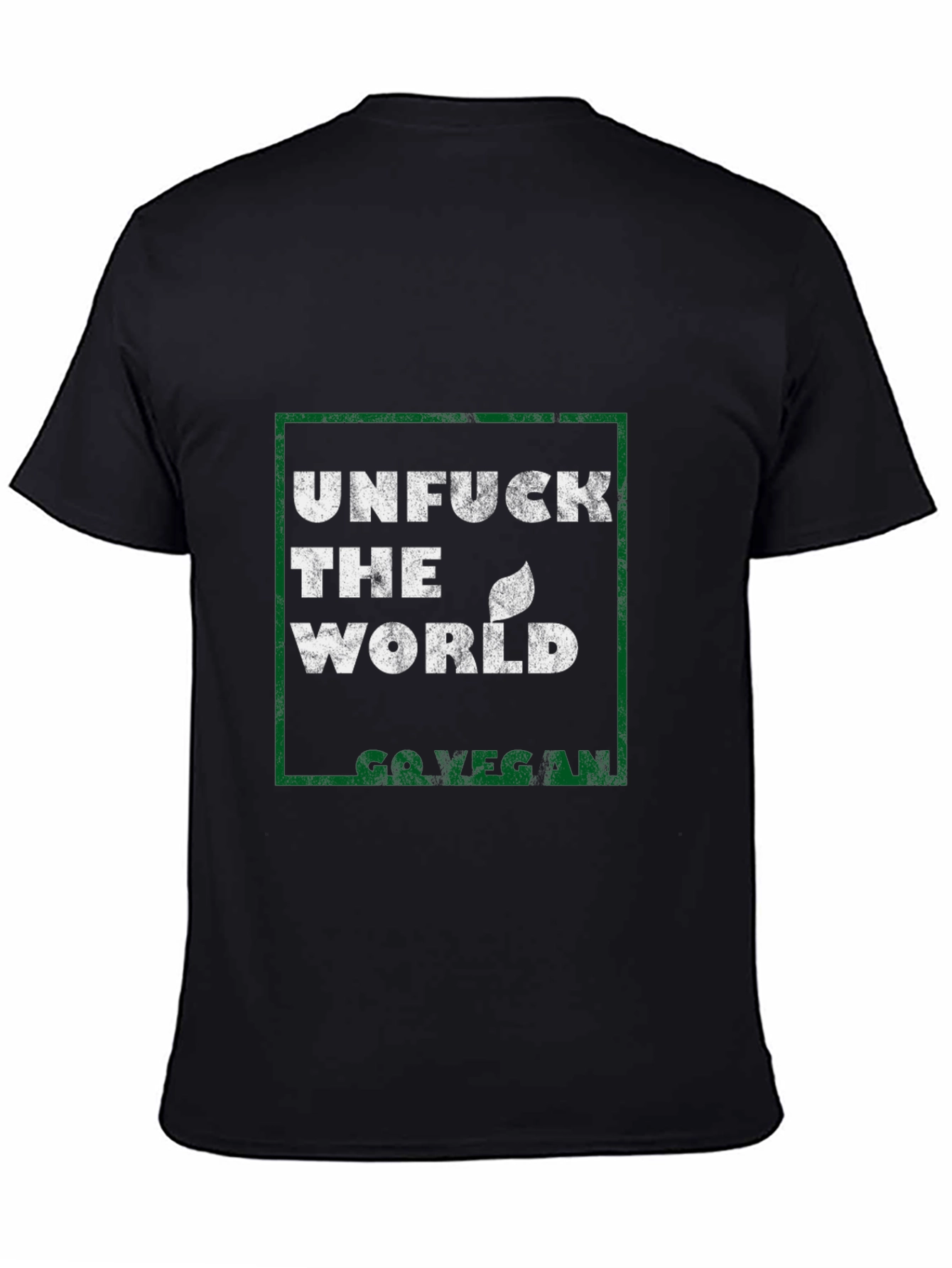 Unf*ck The World Go Vegan Graphic Tee