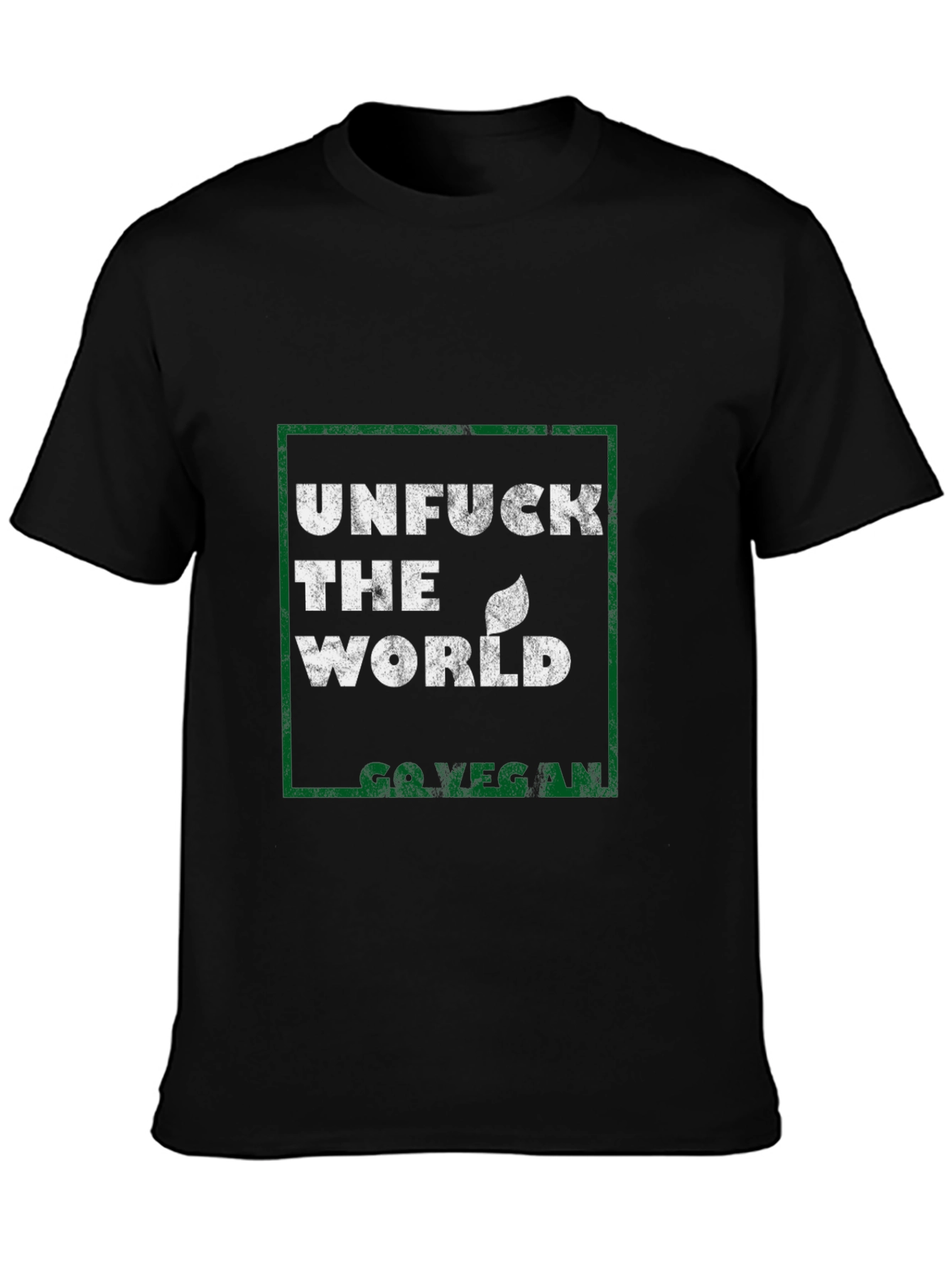 Unf*ck The World Go Vegan Graphic Tee