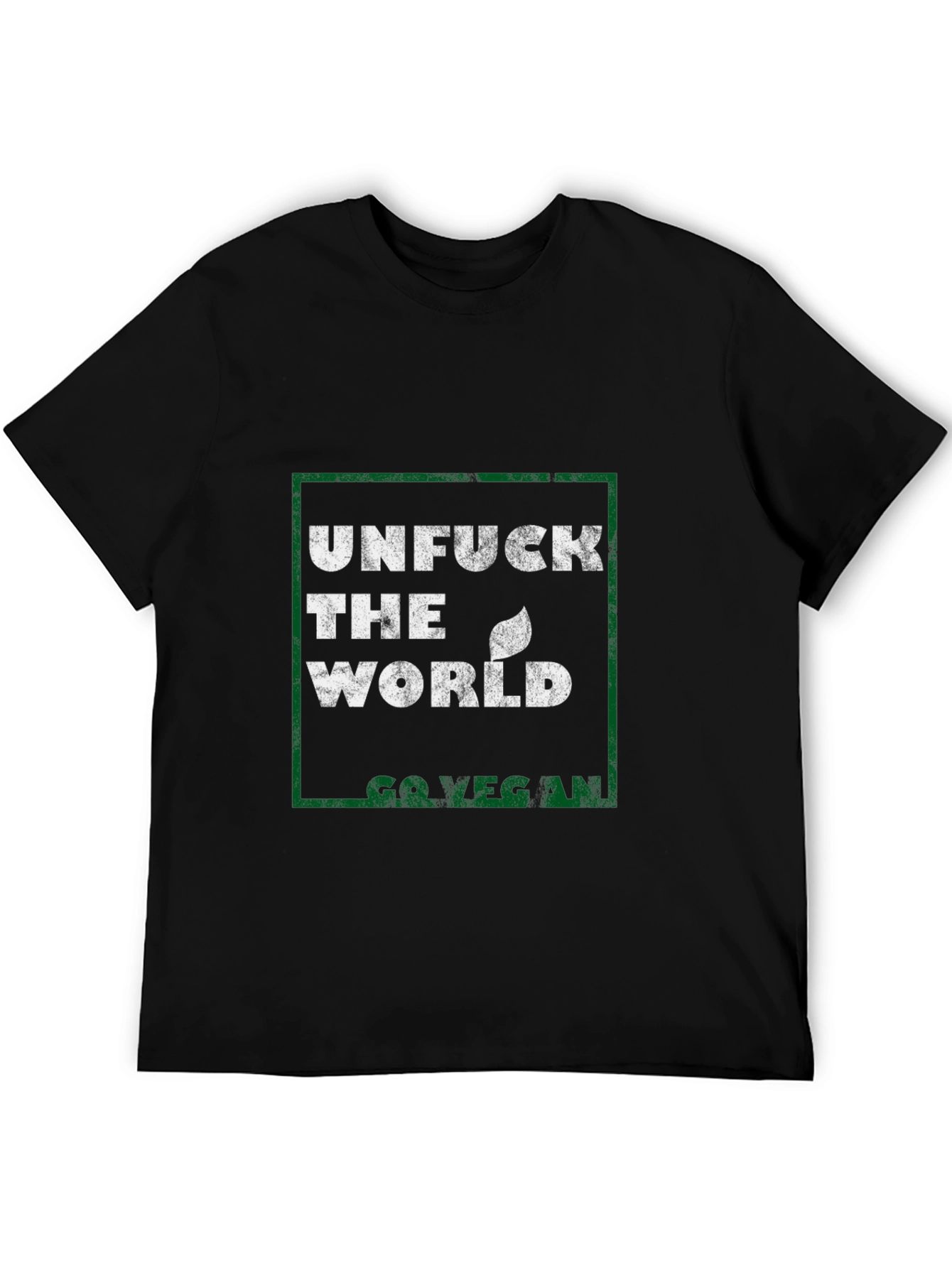 Unf*ck The World Go Vegan Graphic Tee
