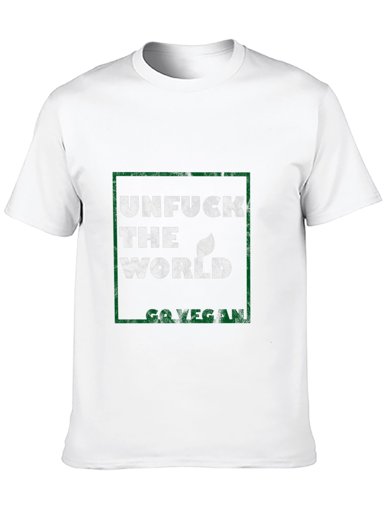 Unf*ck The World Go Vegan Graphic Tee