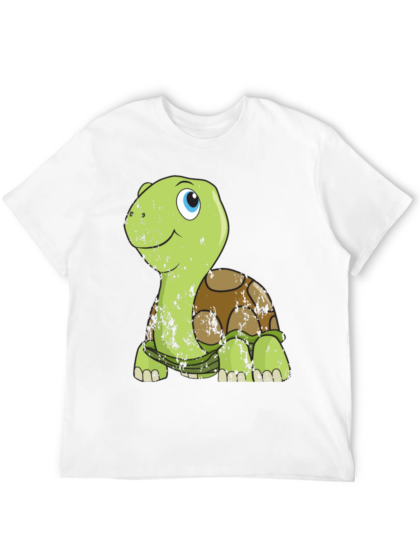 Cartoon Turtle Graphic Tee - Fun & Unique