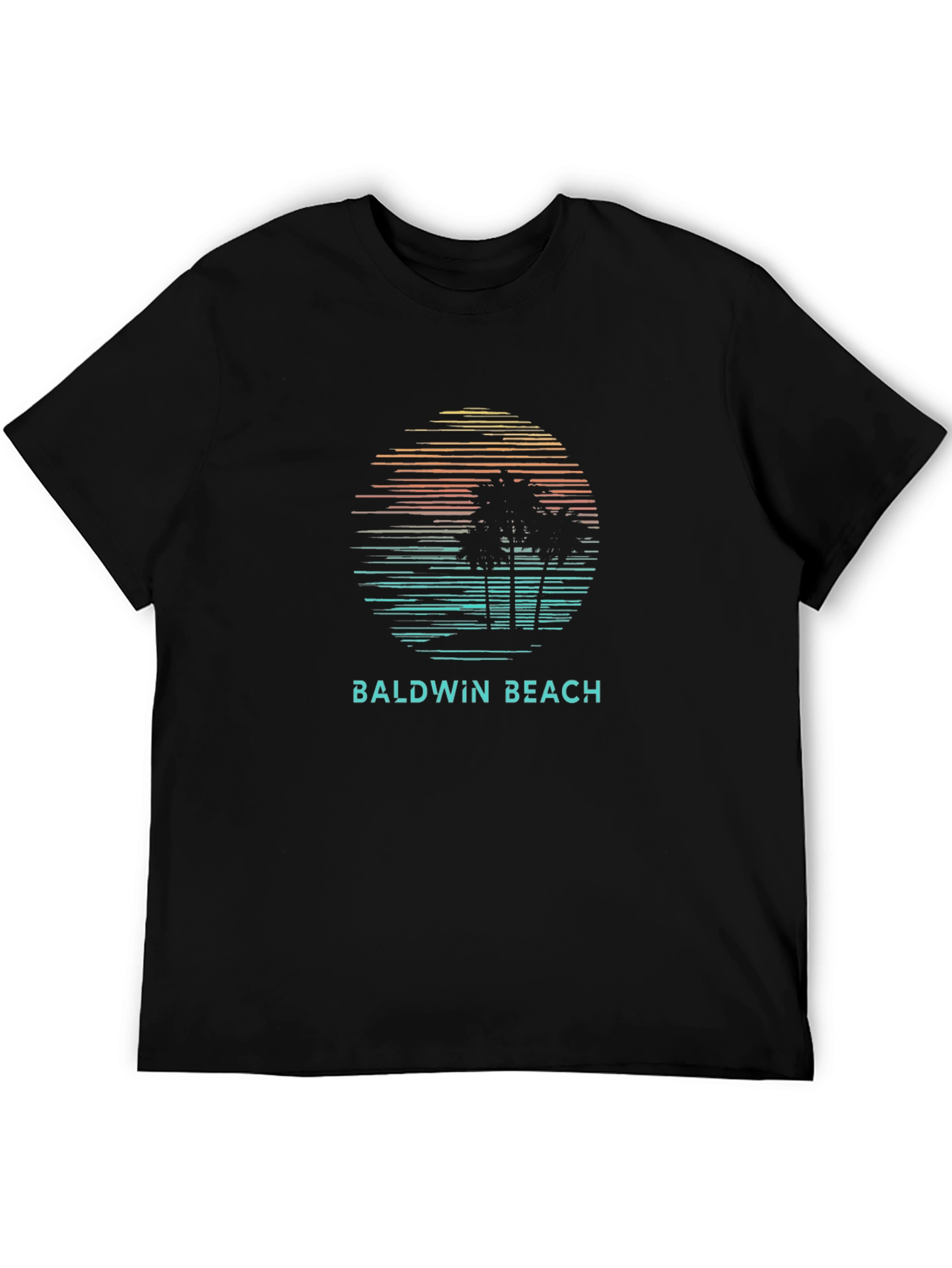 Baldwin Beach Black Graphic Tee