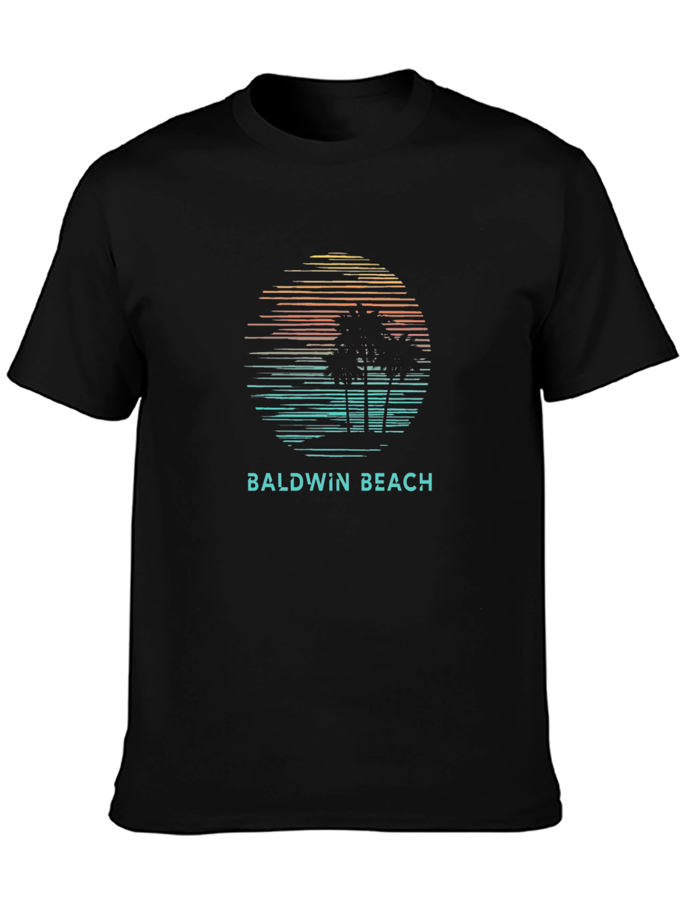 Baldwin Beach Black Graphic Tee