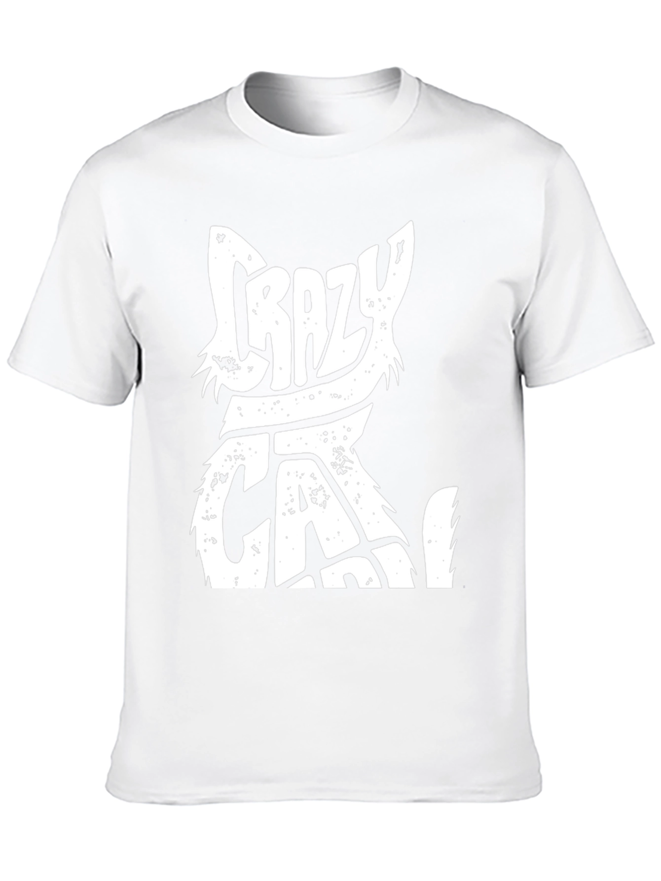 Crazy Cat T-Shirt - Cool Graphic Tee