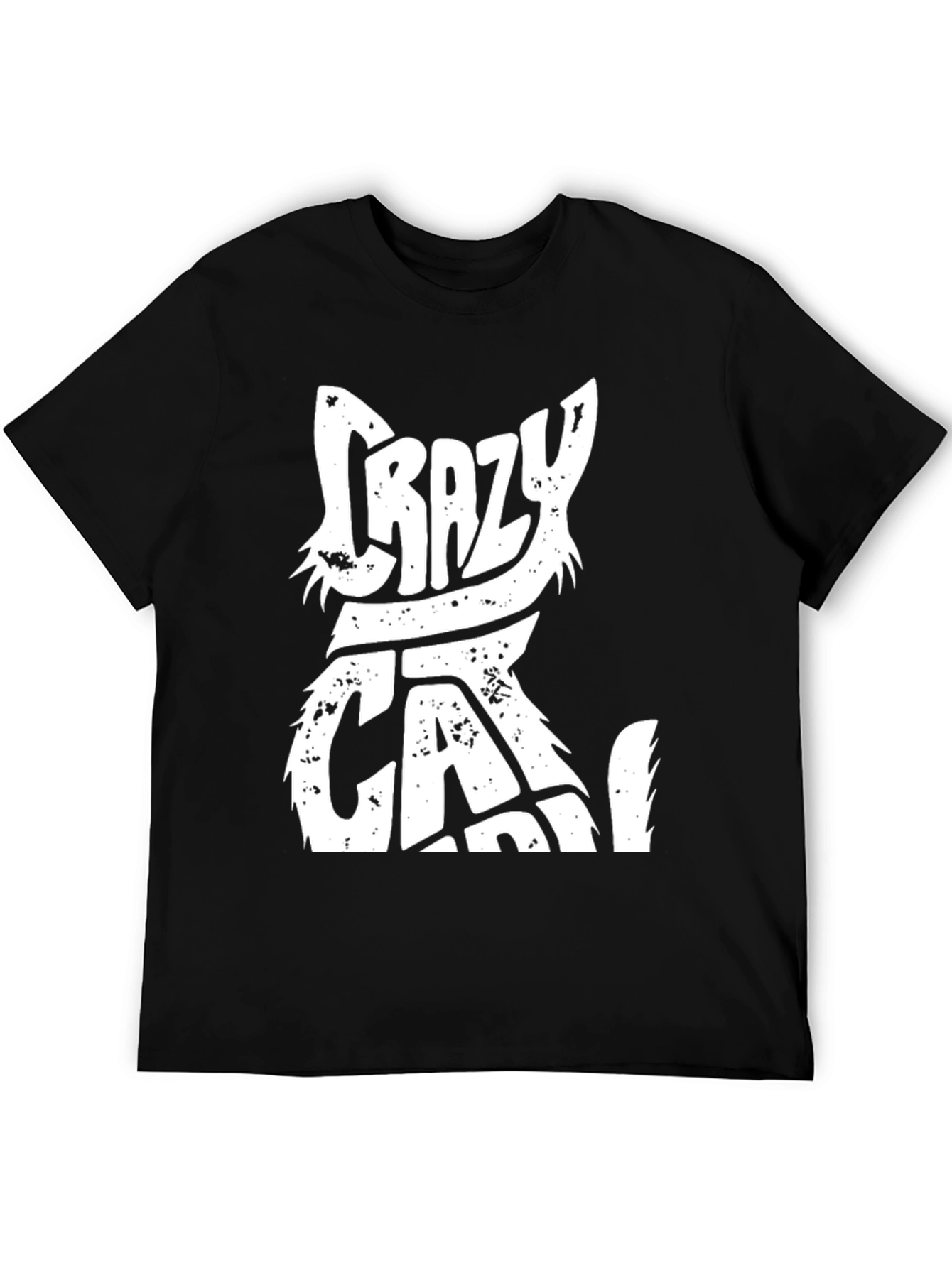 Crazy Cat T-Shirt - Cool Graphic Tee
