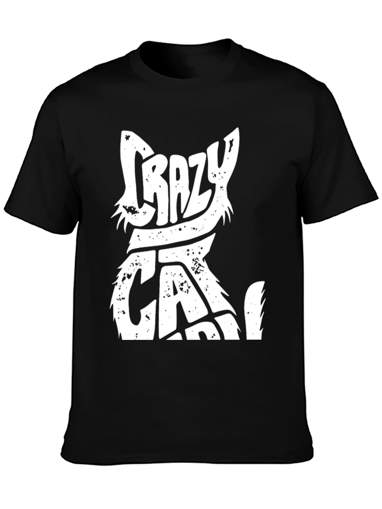 Crazy Cat T-Shirt - Cool Graphic Tee