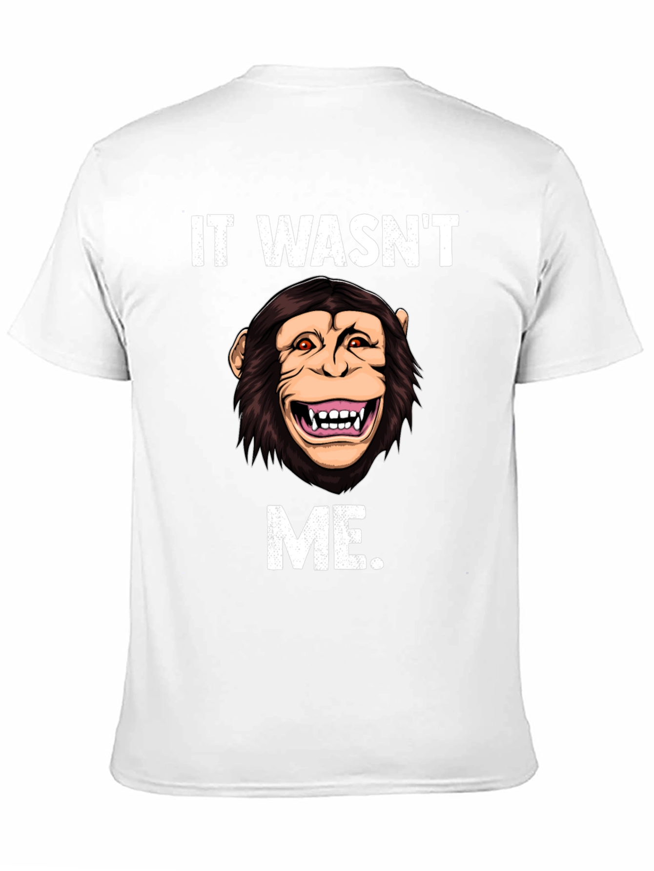 Funny Monkey It Wasnt Me T-Shirt