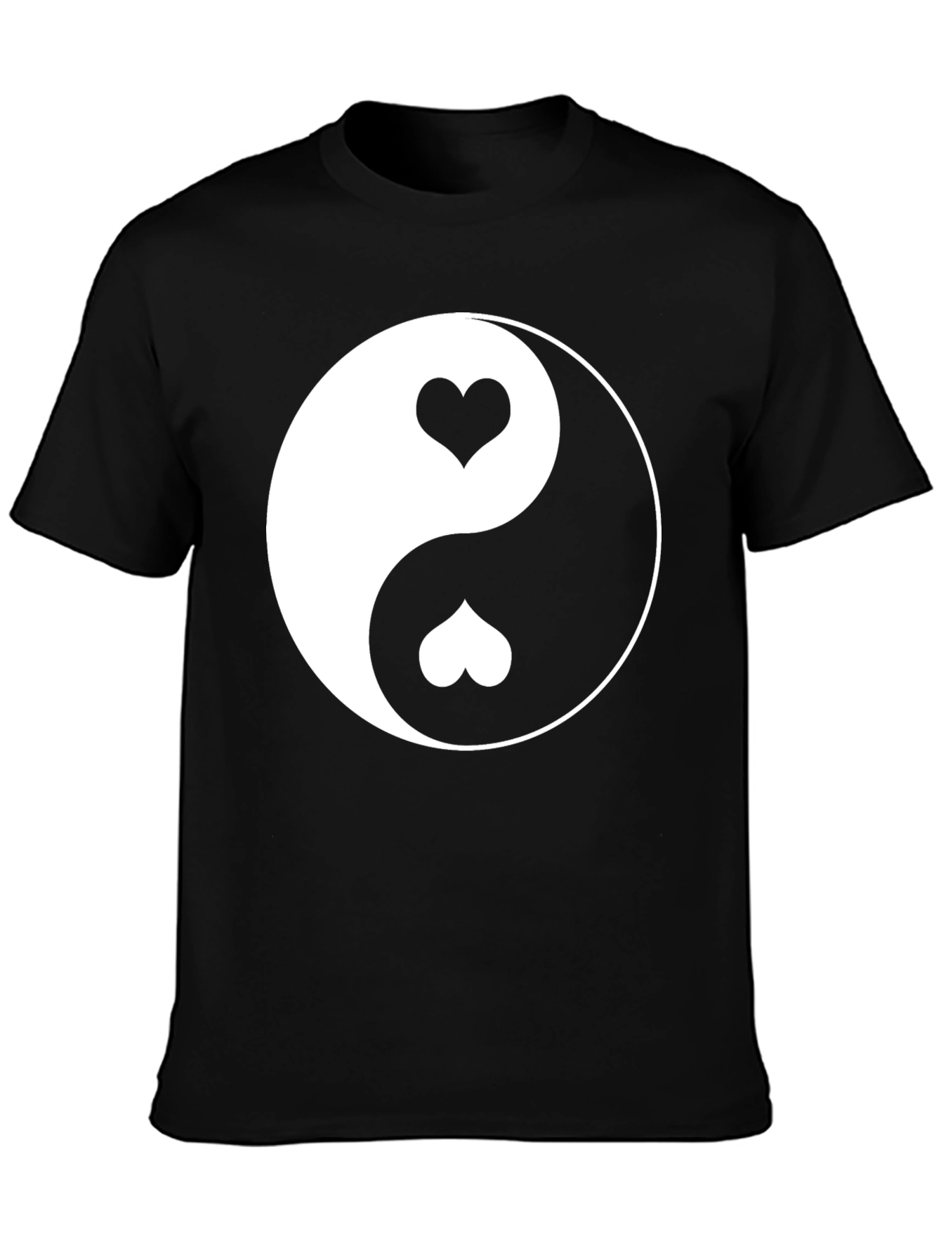 Yin Yang Heart T-Shirt - Balance & Love