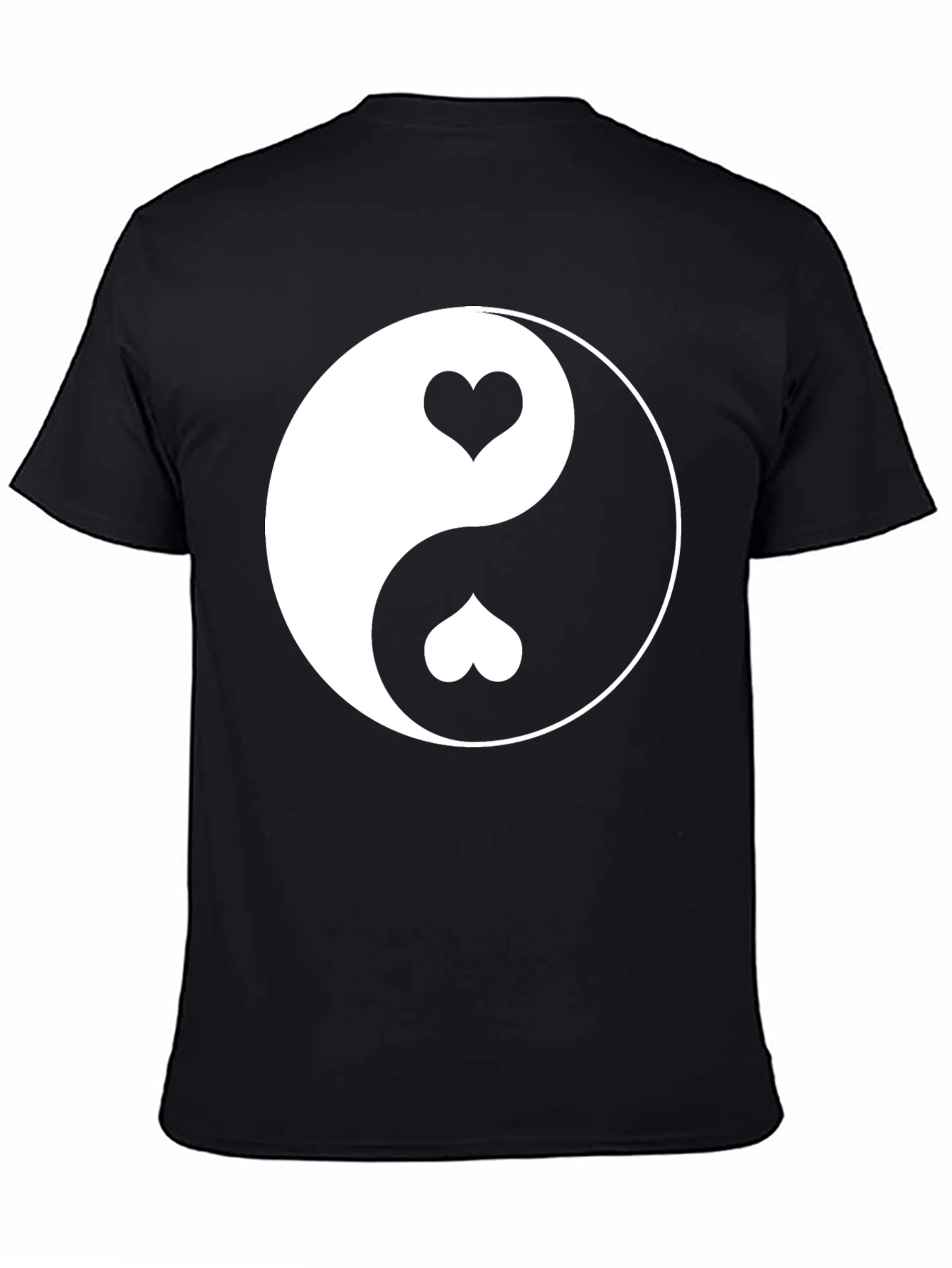 Yin Yang Heart T-Shirt - Balance & Love