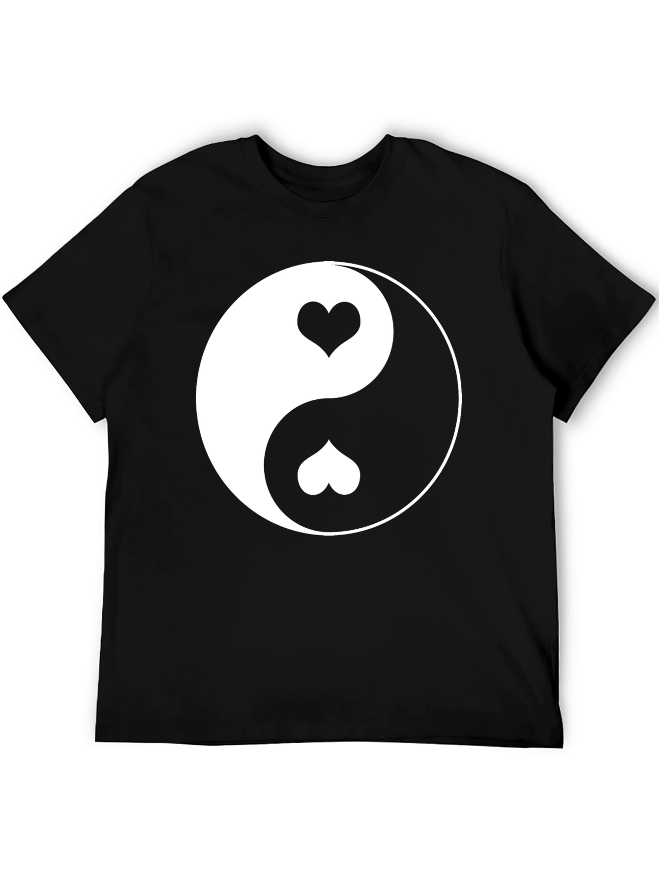Yin Yang Heart T-Shirt - Balance & Love
