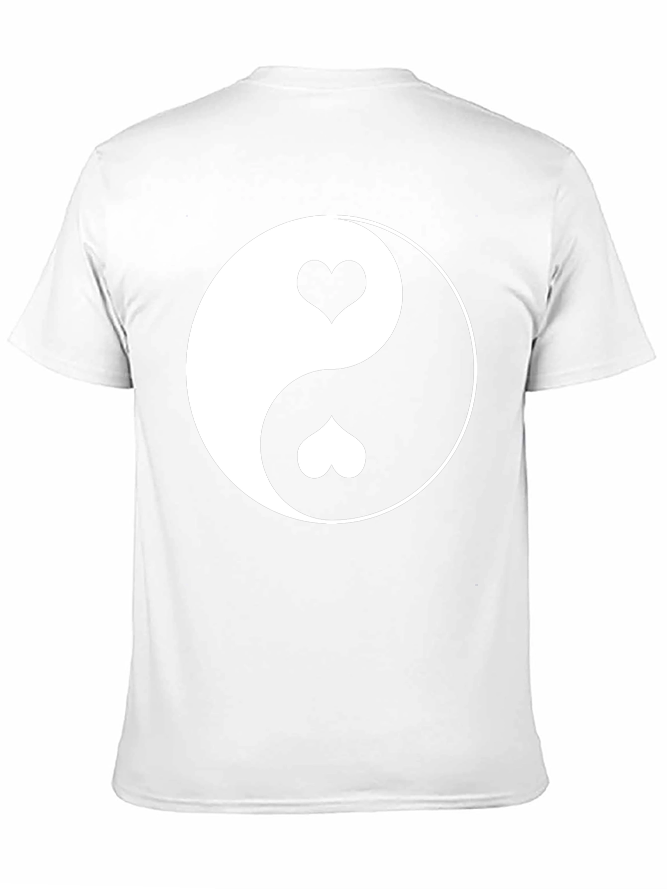 Yin Yang Heart T-Shirt - Balance & Love