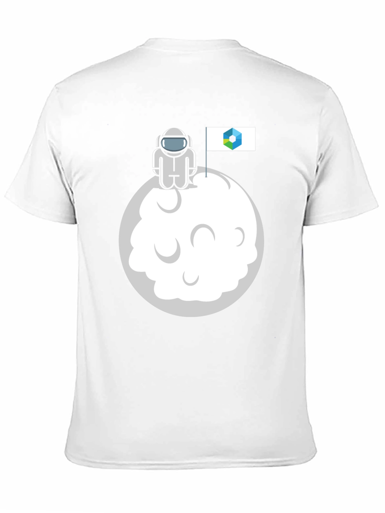 Astronaut Moon Landing Graphic T-Shirt