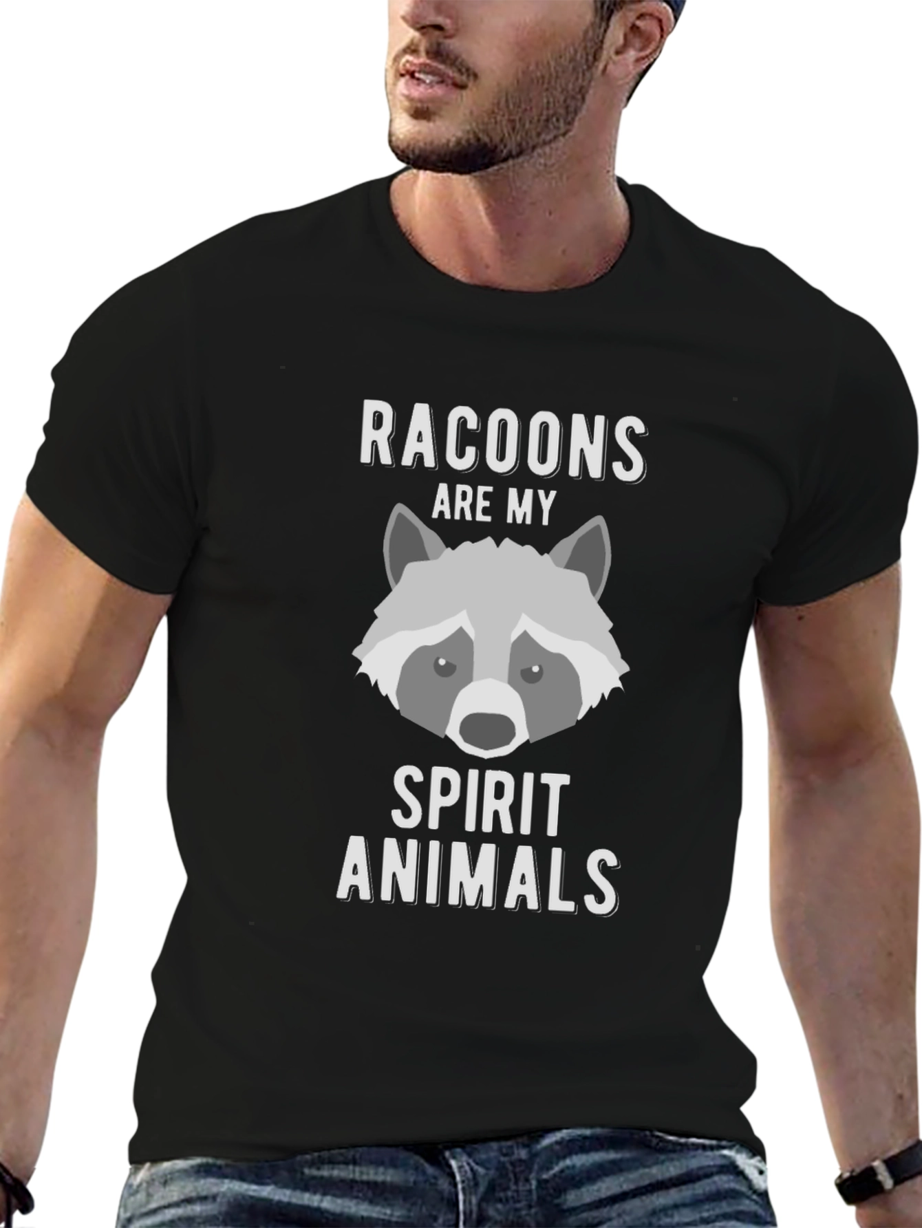 Raccoons Are My Spirit Animals Graphic Tee