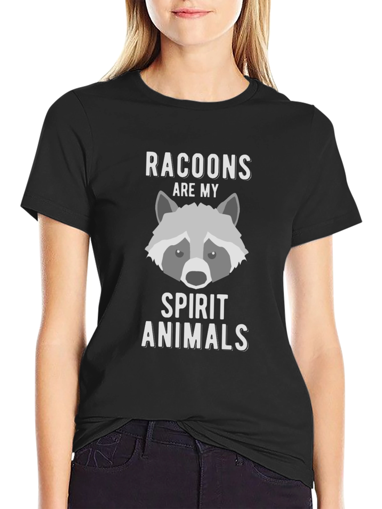 Raccoons Are My Spirit Animals Graphic Tee