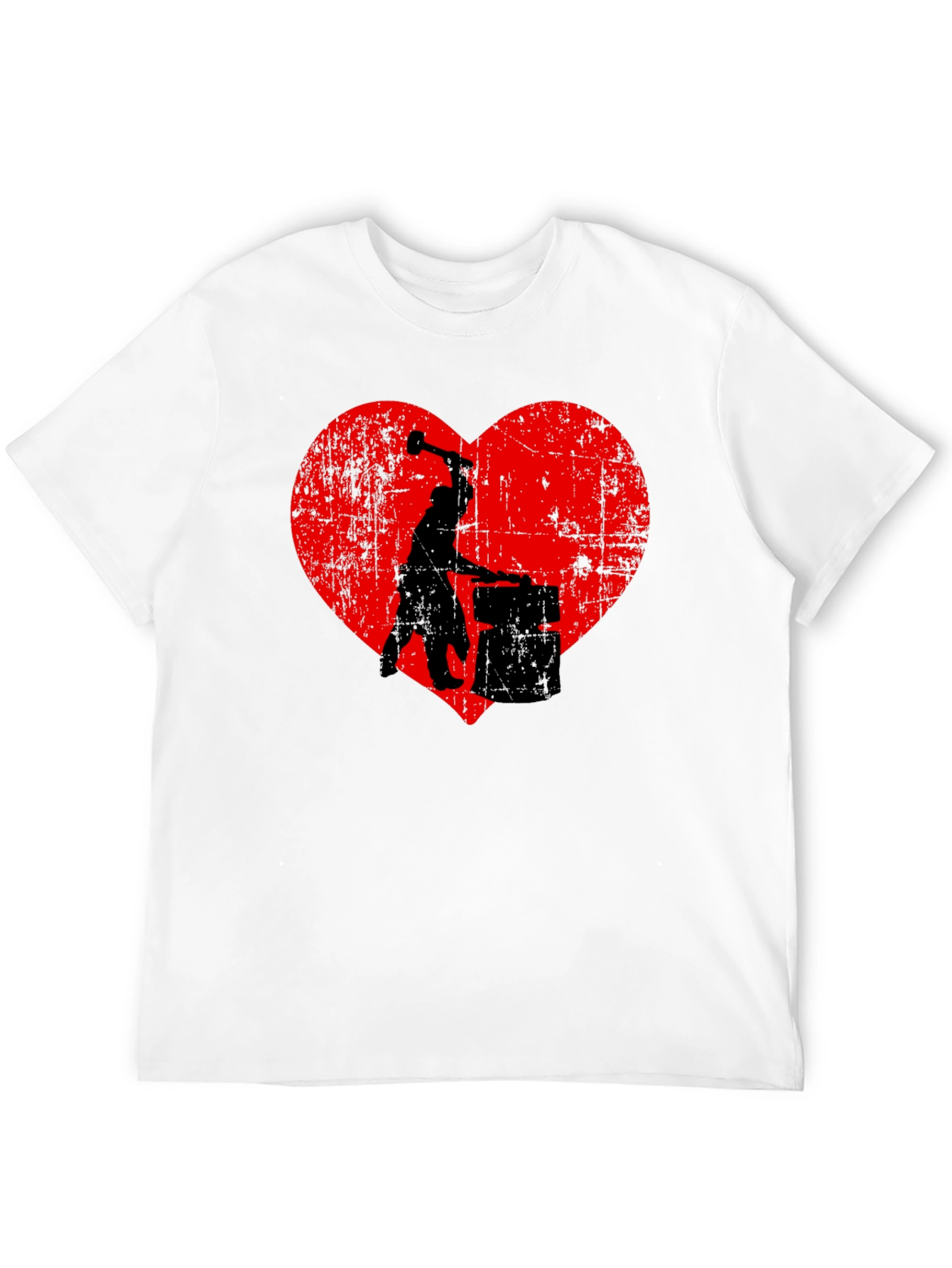 Blacksmith Heart T-Shirt - Hand Forged With Love