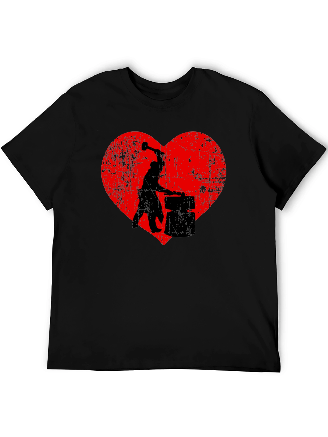 Blacksmith Heart T-Shirt - Hand Forged With Love