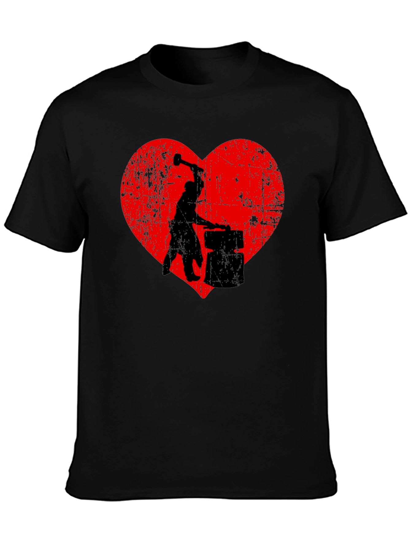 Blacksmith Heart T-Shirt - Hand Forged With Love
