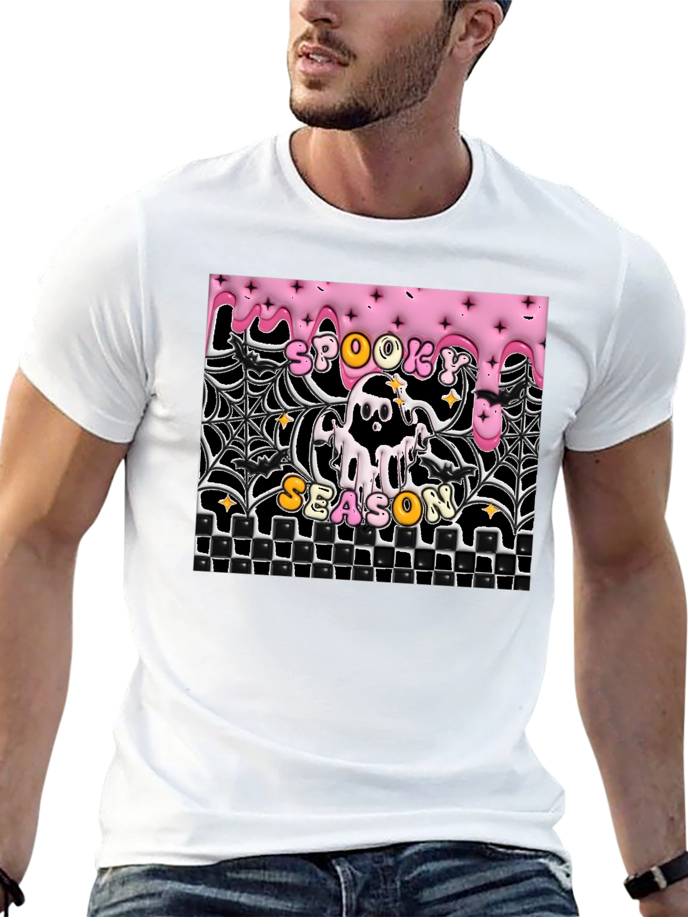 Spooky Season Graphic Tee - Halloween Style