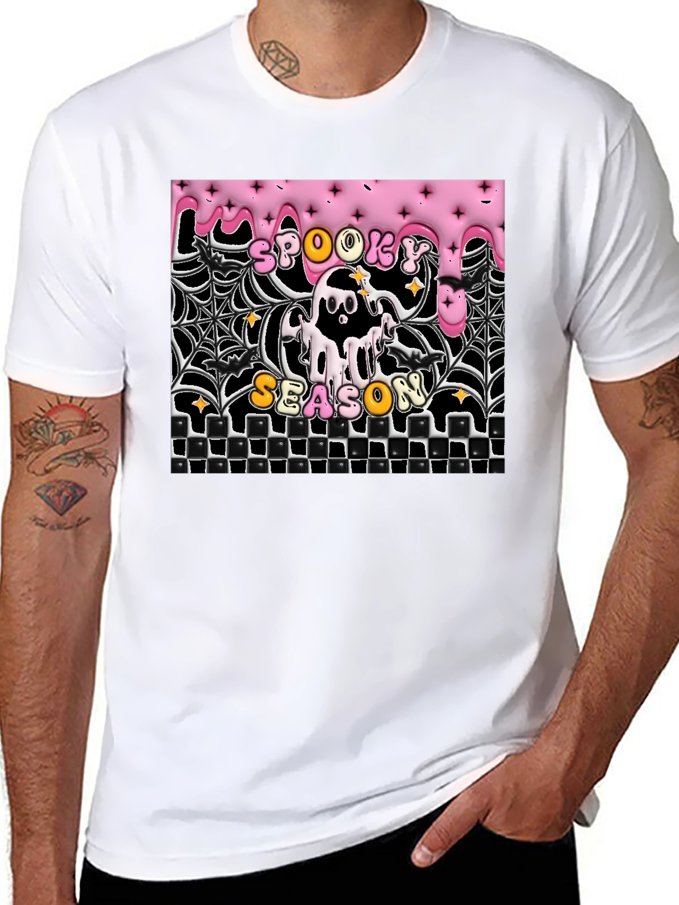 Spooky Season Graphic Tee - Halloween Style