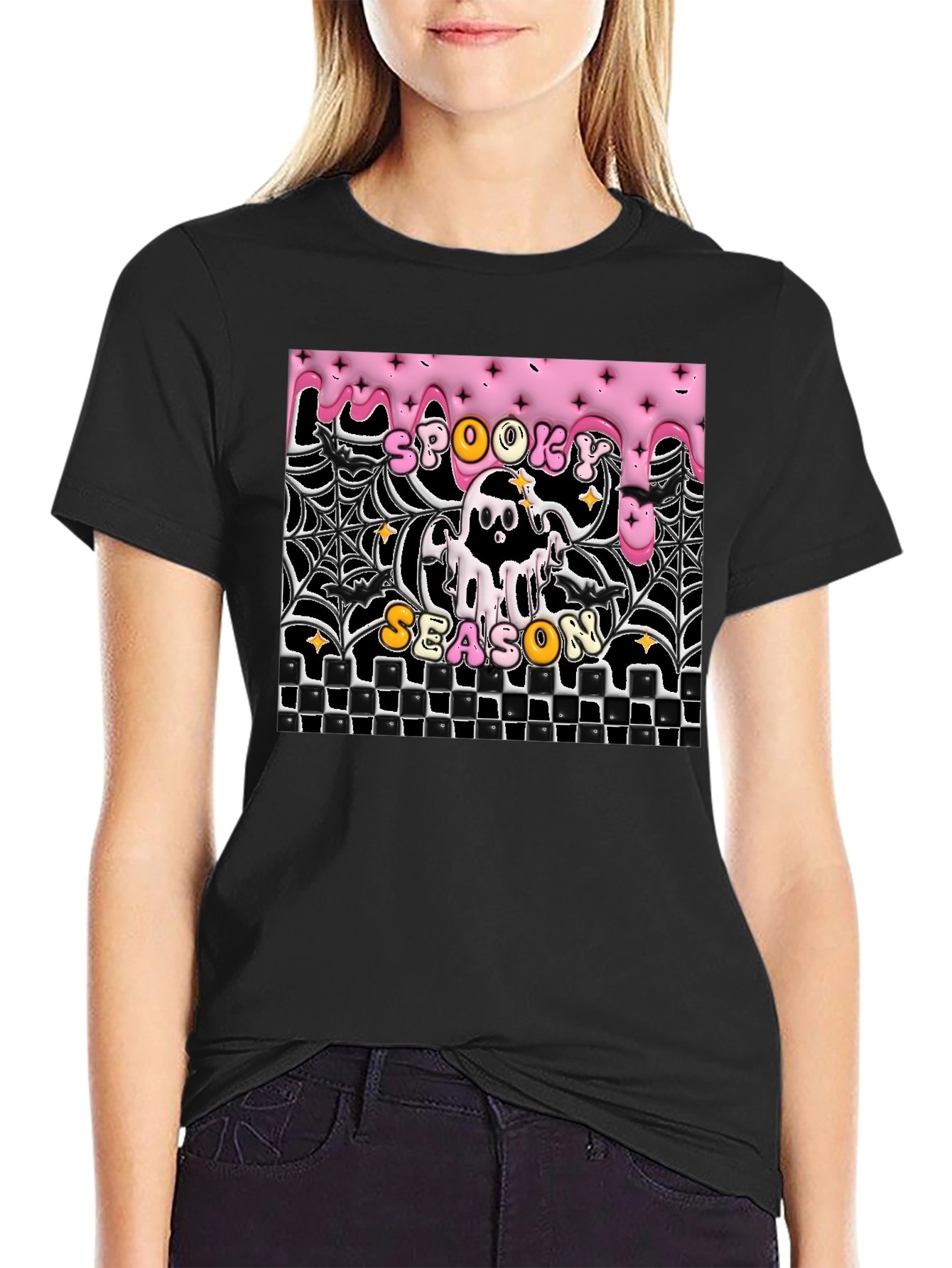 Spooky Season Graphic Tee - Halloween Style