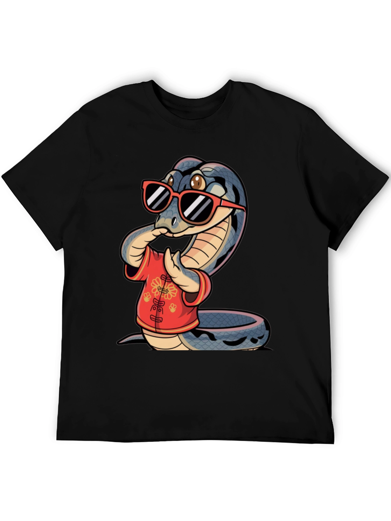 Cool Snake in Sunglasses Graphic Tee
