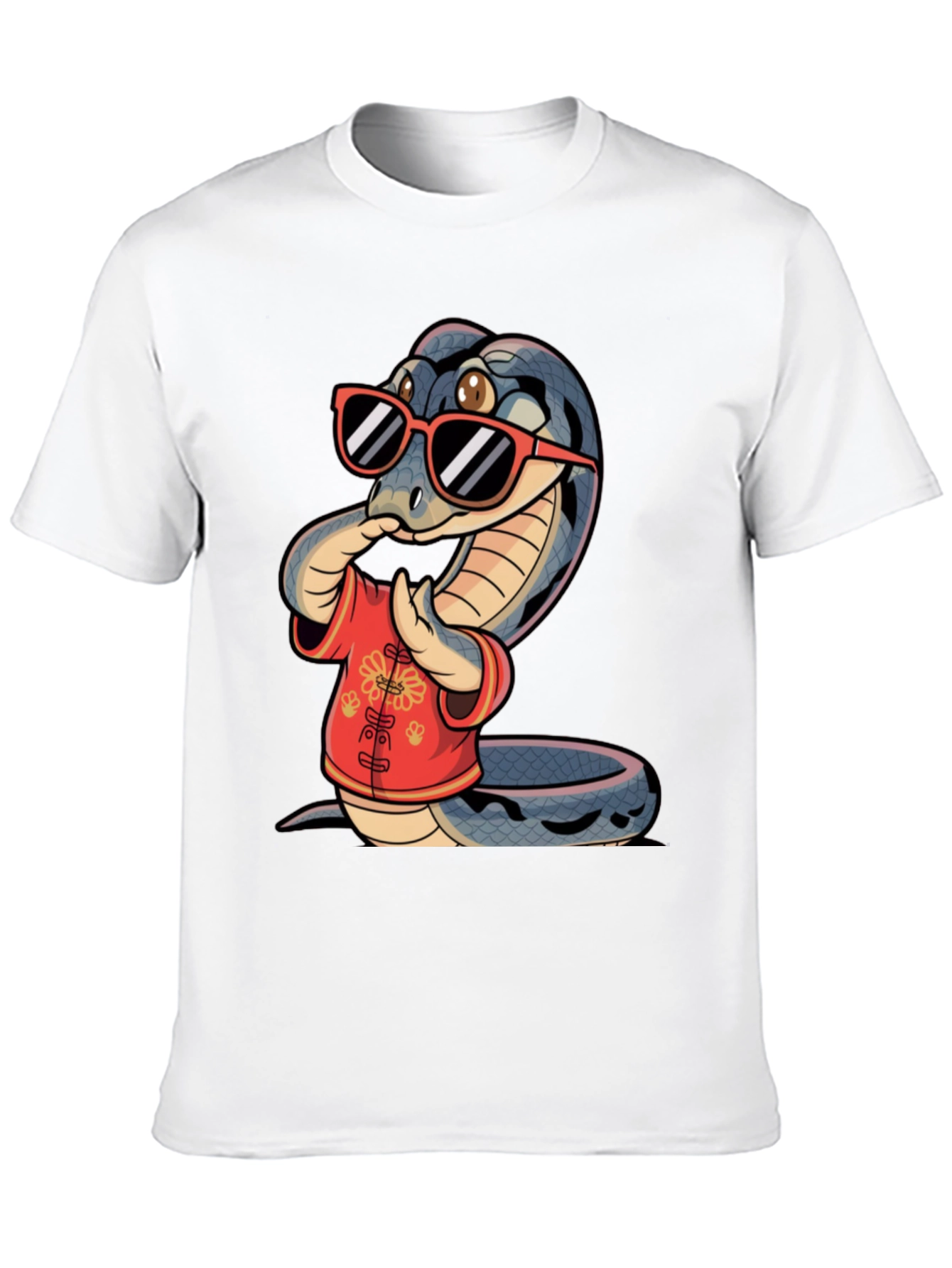 Cool Snake in Sunglasses Graphic Tee
