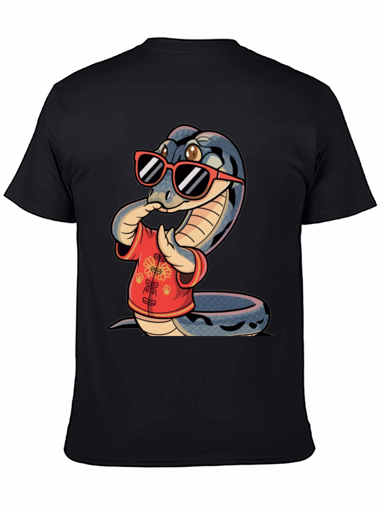 Cool Snake in Sunglasses Graphic Tee