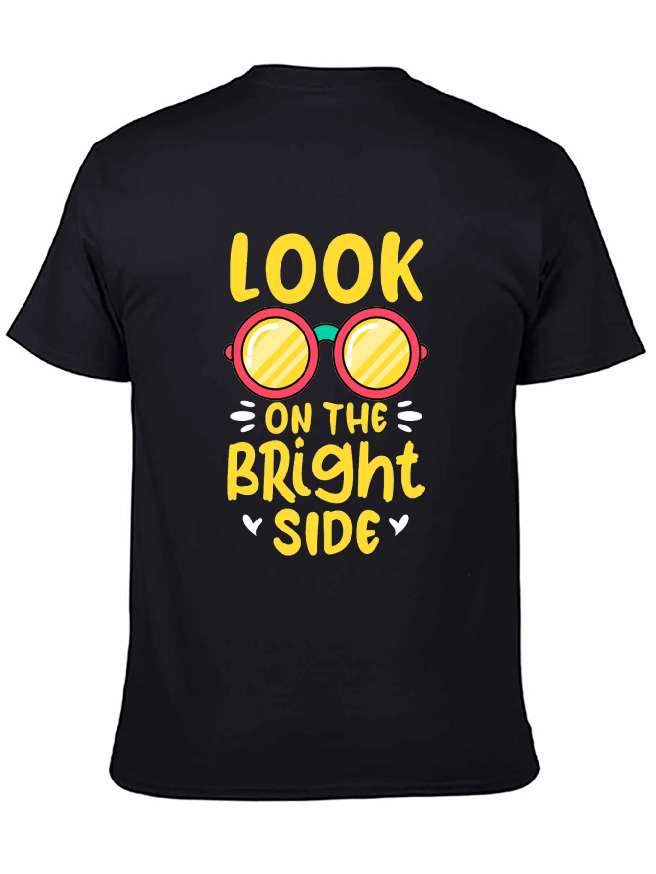 Look on the Bright Side Black T-Shirt