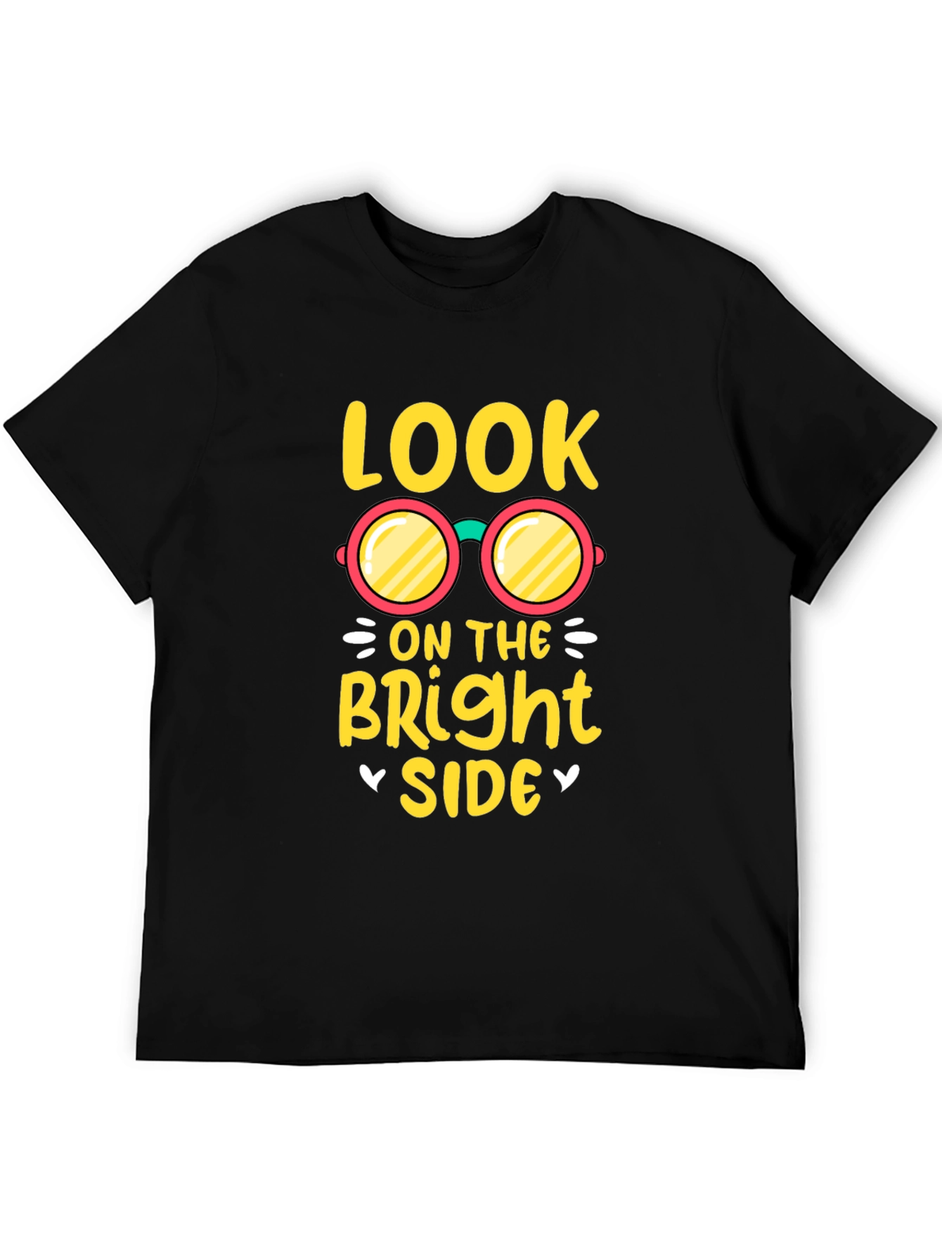 Look on the Bright Side Black T-Shirt